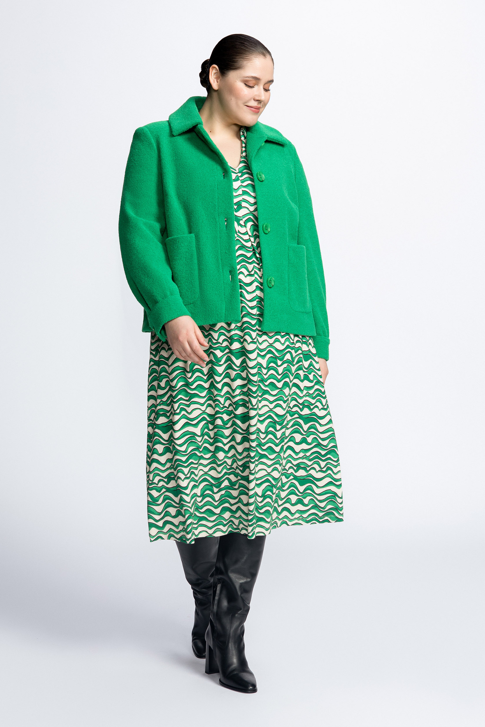Veste courte à boutons
