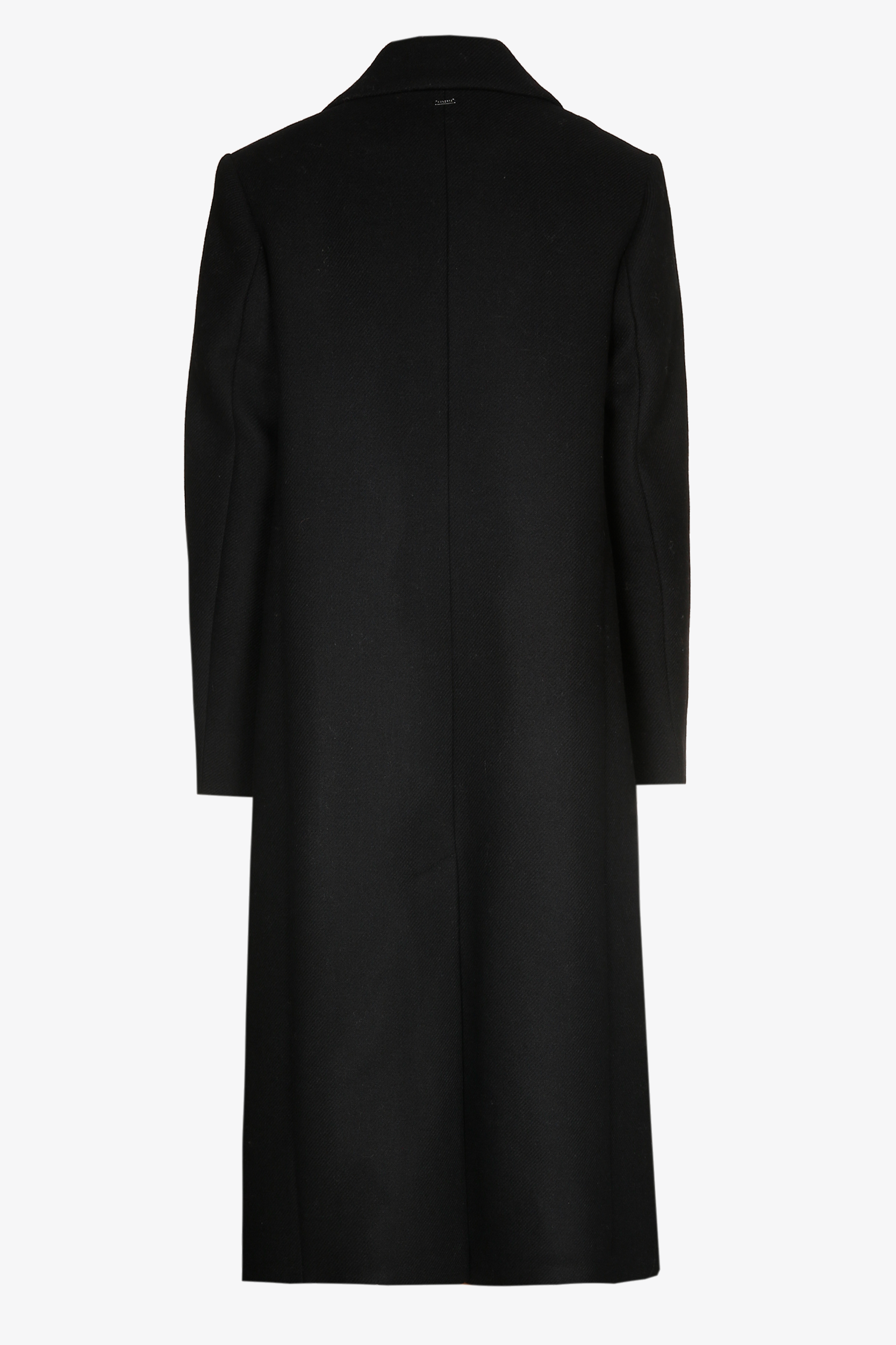Long smart twill coat