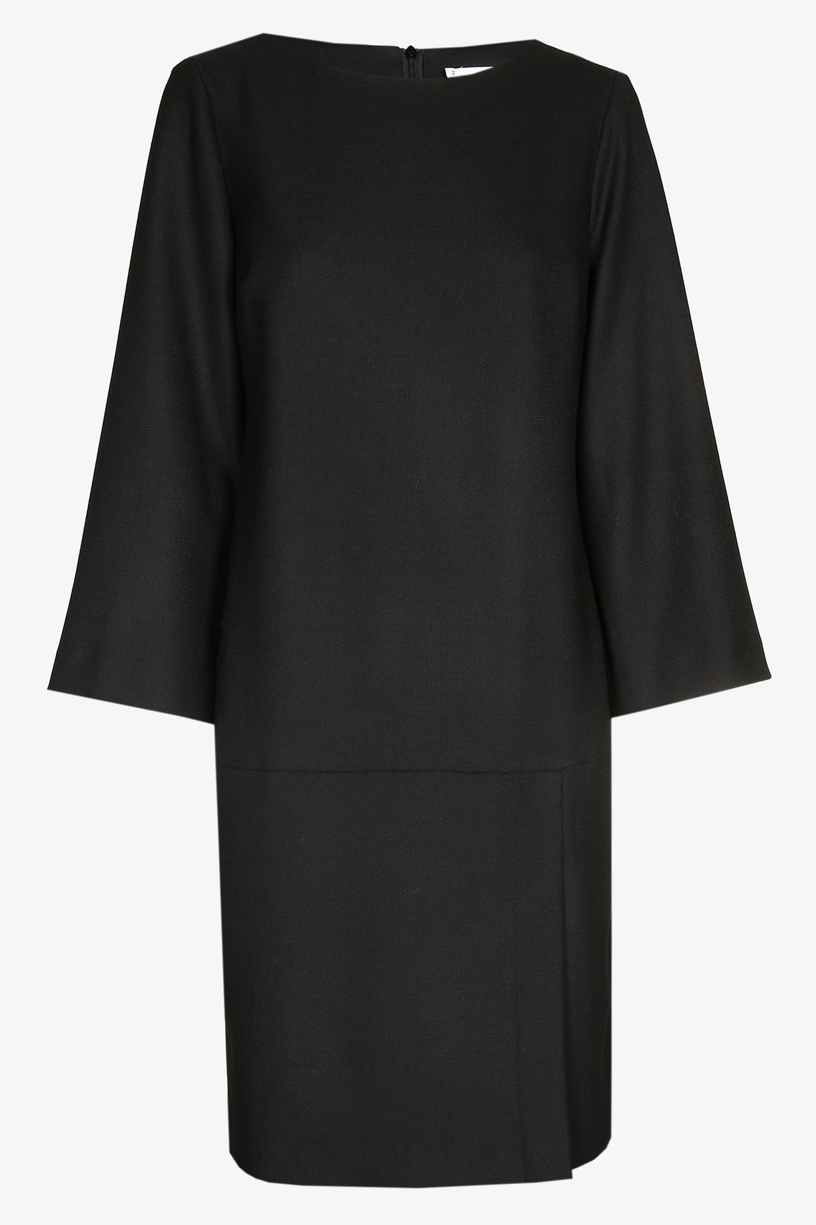 Asymmetrical dress with slit