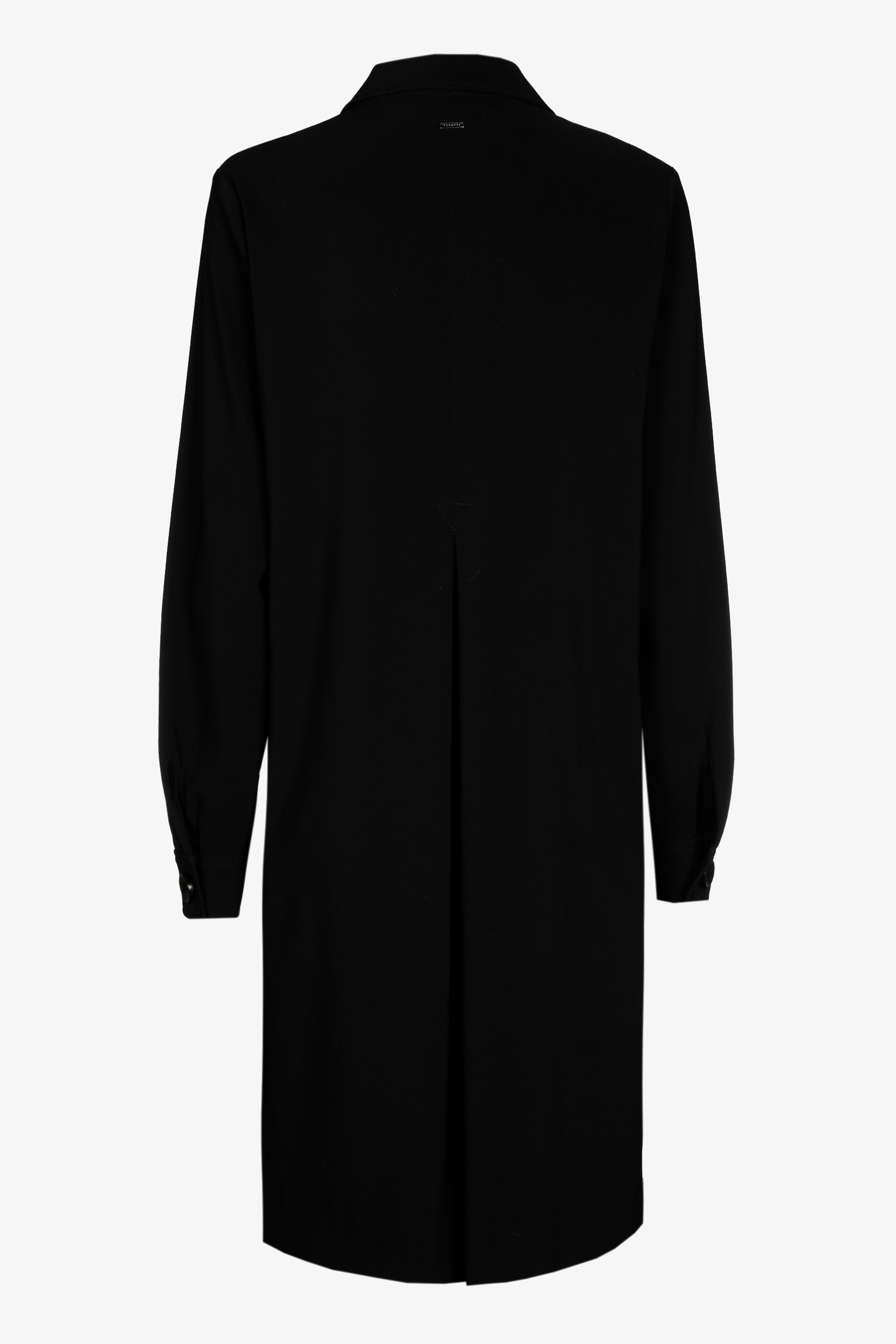 Twill shirt dress with pockets