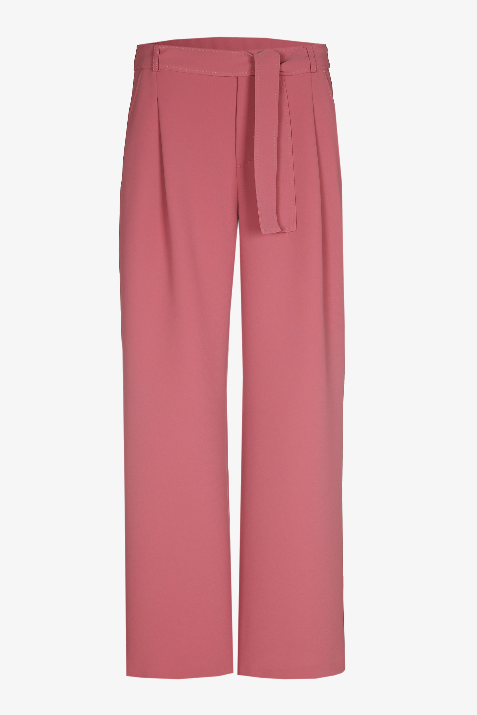 Pantalon en sergé muni d’un ruban à la taille