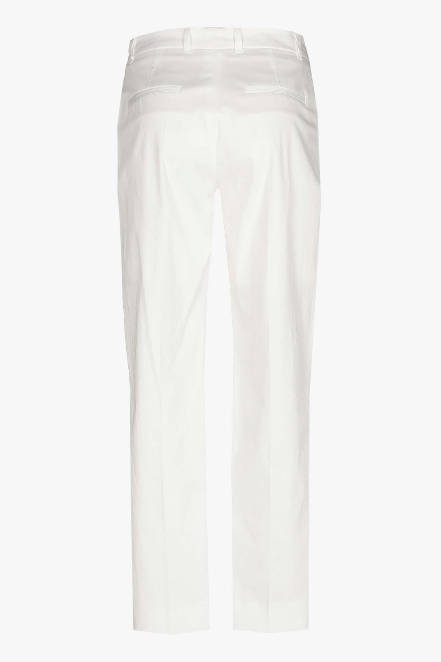 Cotton trousers with narrow legs