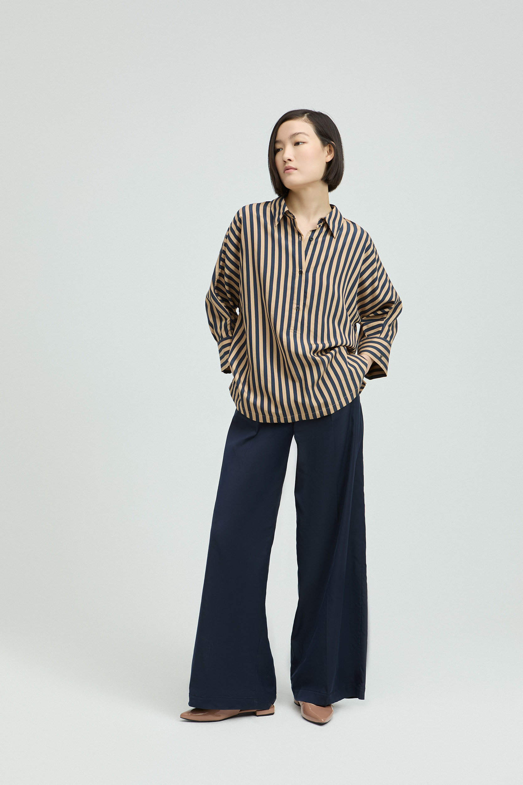 Oversized Hemdbluse