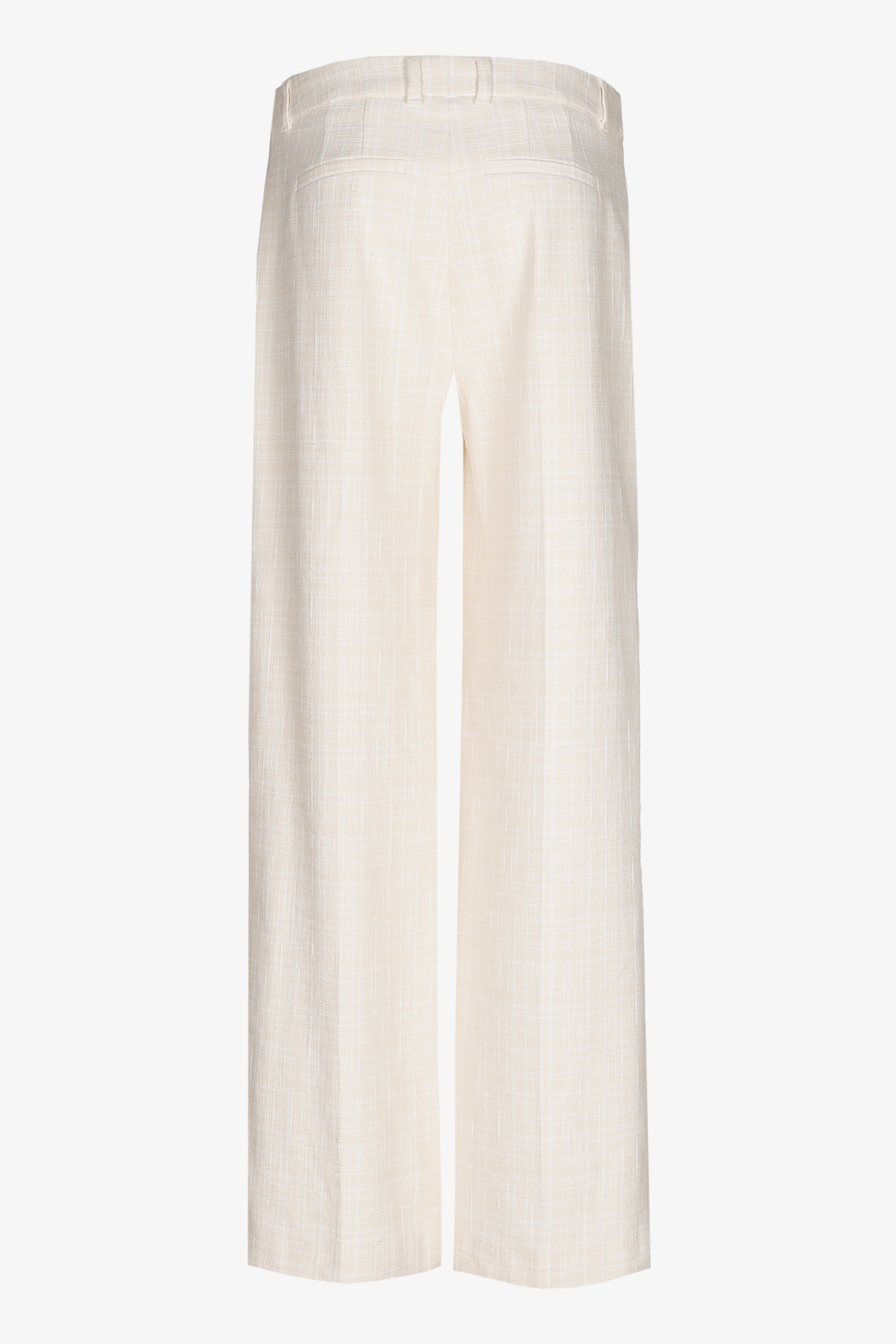 Geruite broek met wijde pijpen