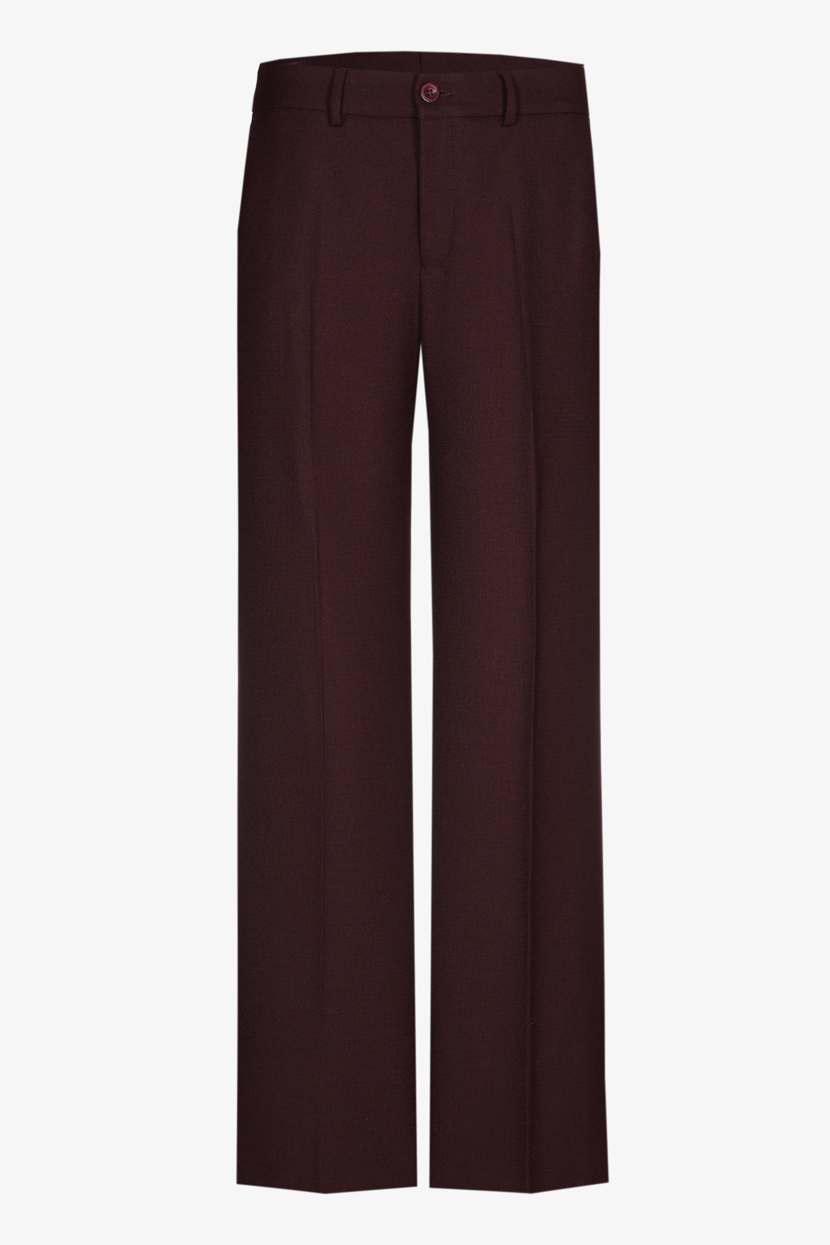 Geklede broek met wijde pijpen