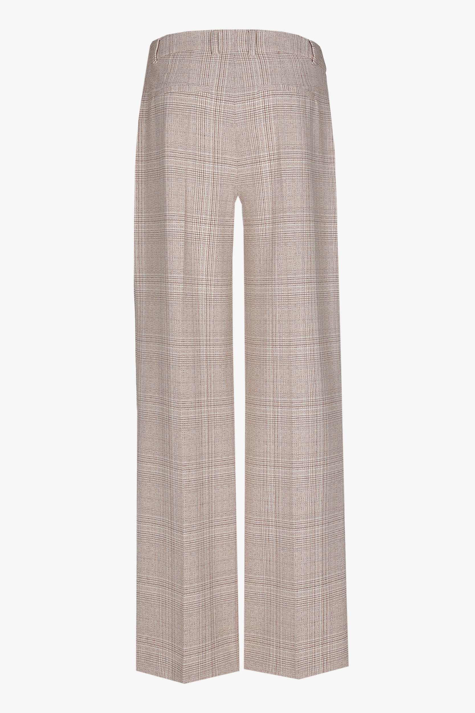 Geruite broek met rechte pijpen