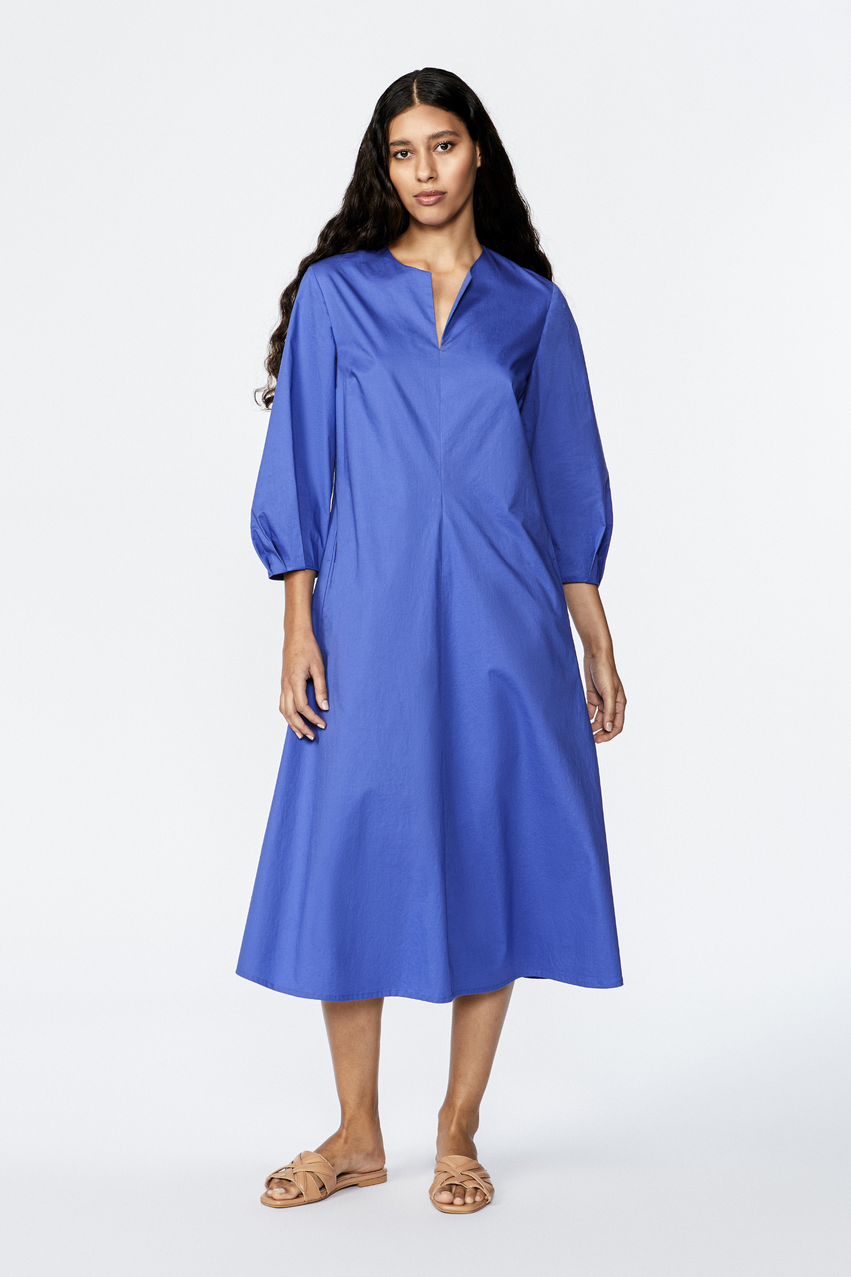 Lange hot sale katoenen jurk