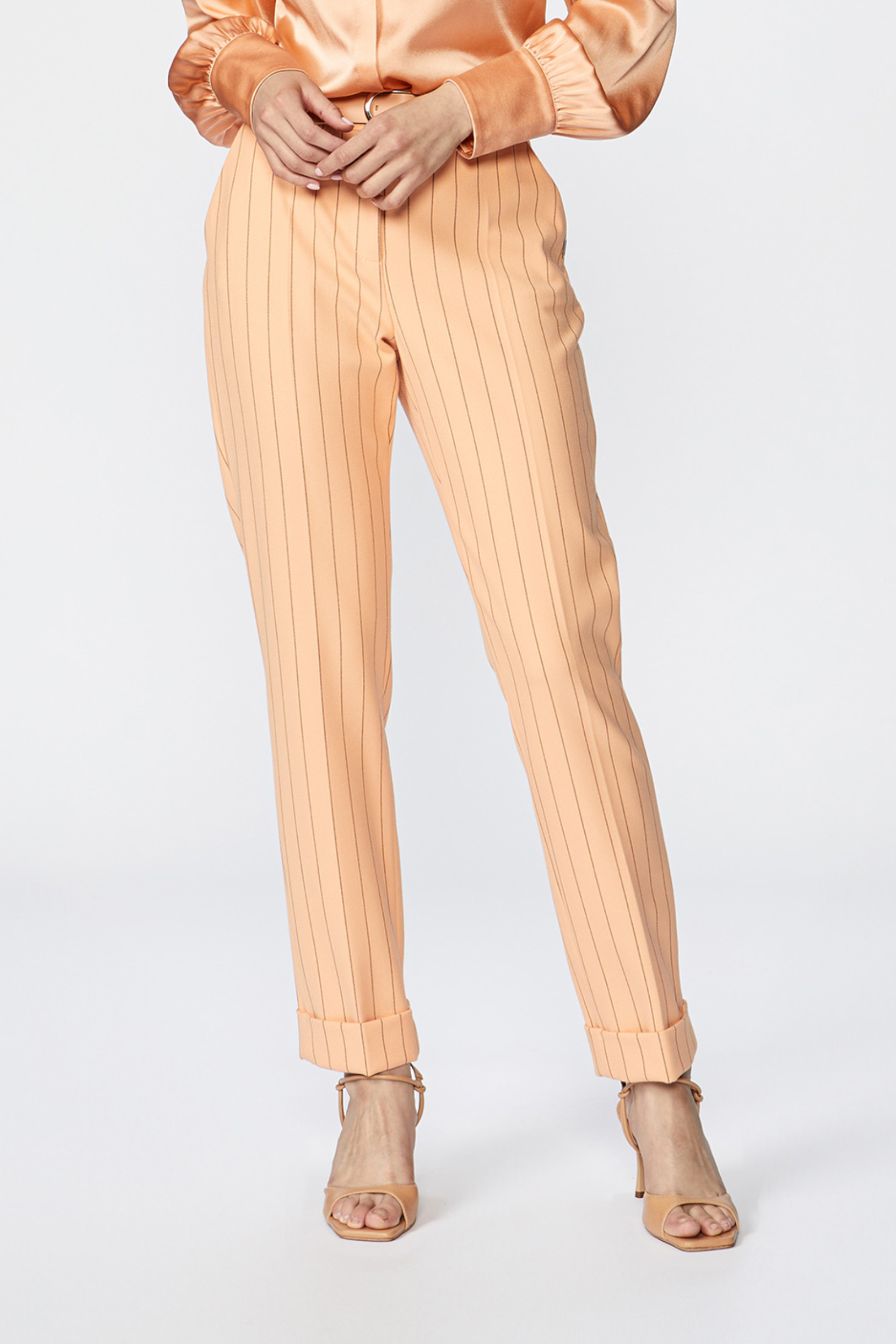 Pin stripe geklede broek 