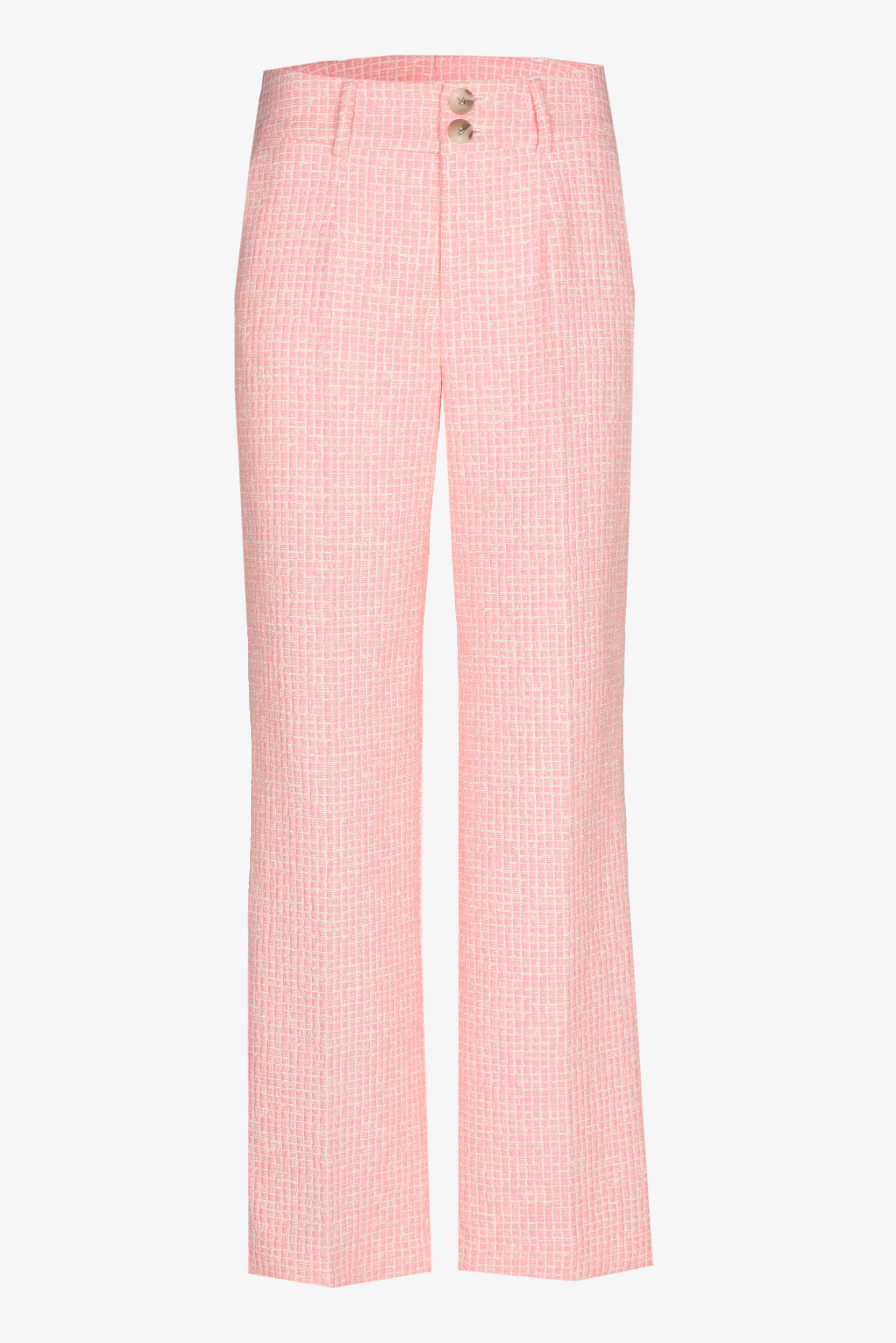 Seersucker broek met structuur