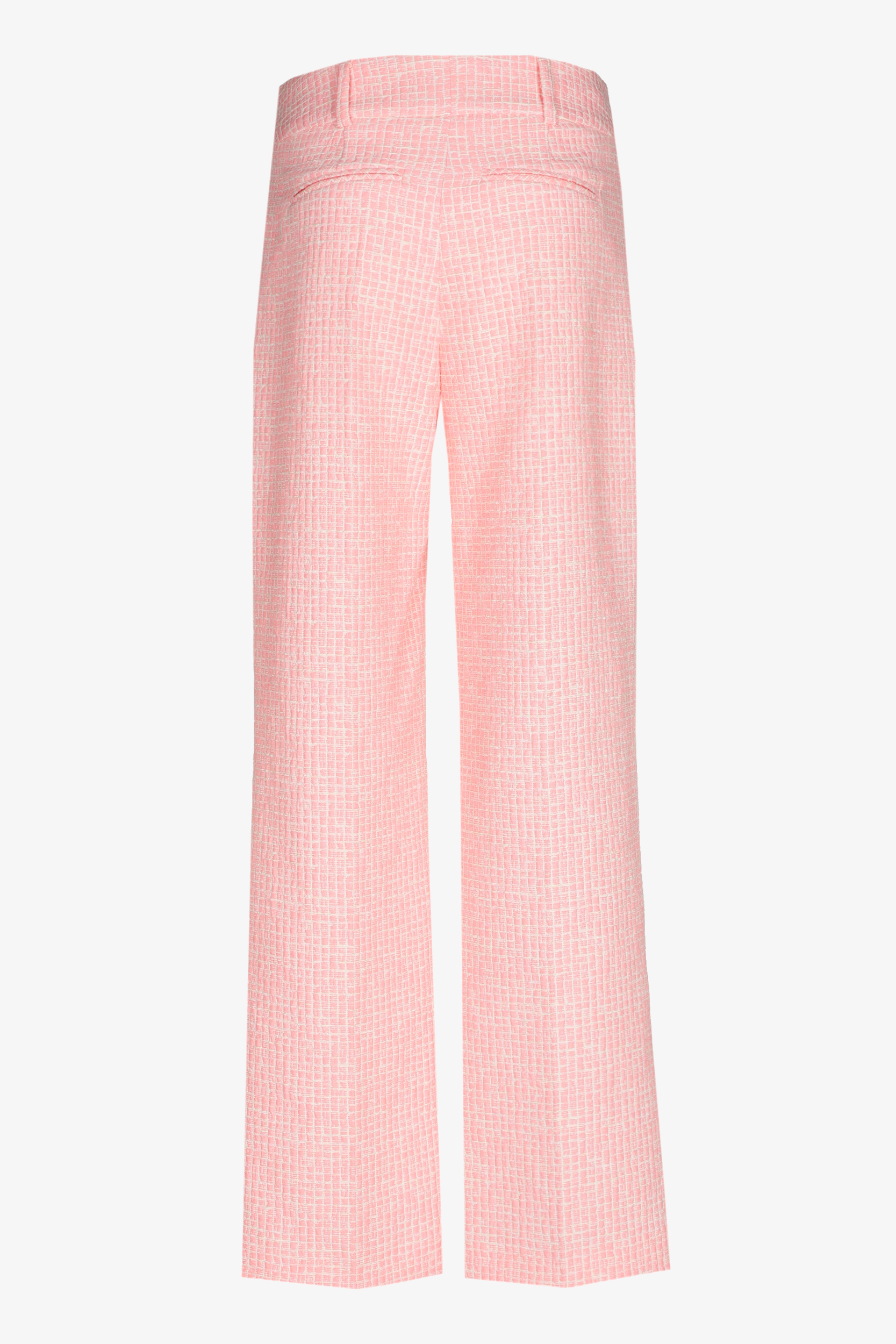 Seersucker broek met structuur