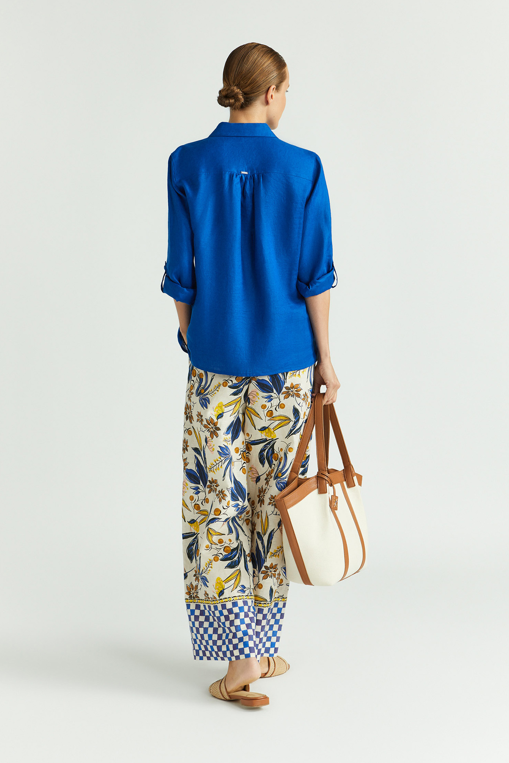 Hemdblouse in zomers linnen