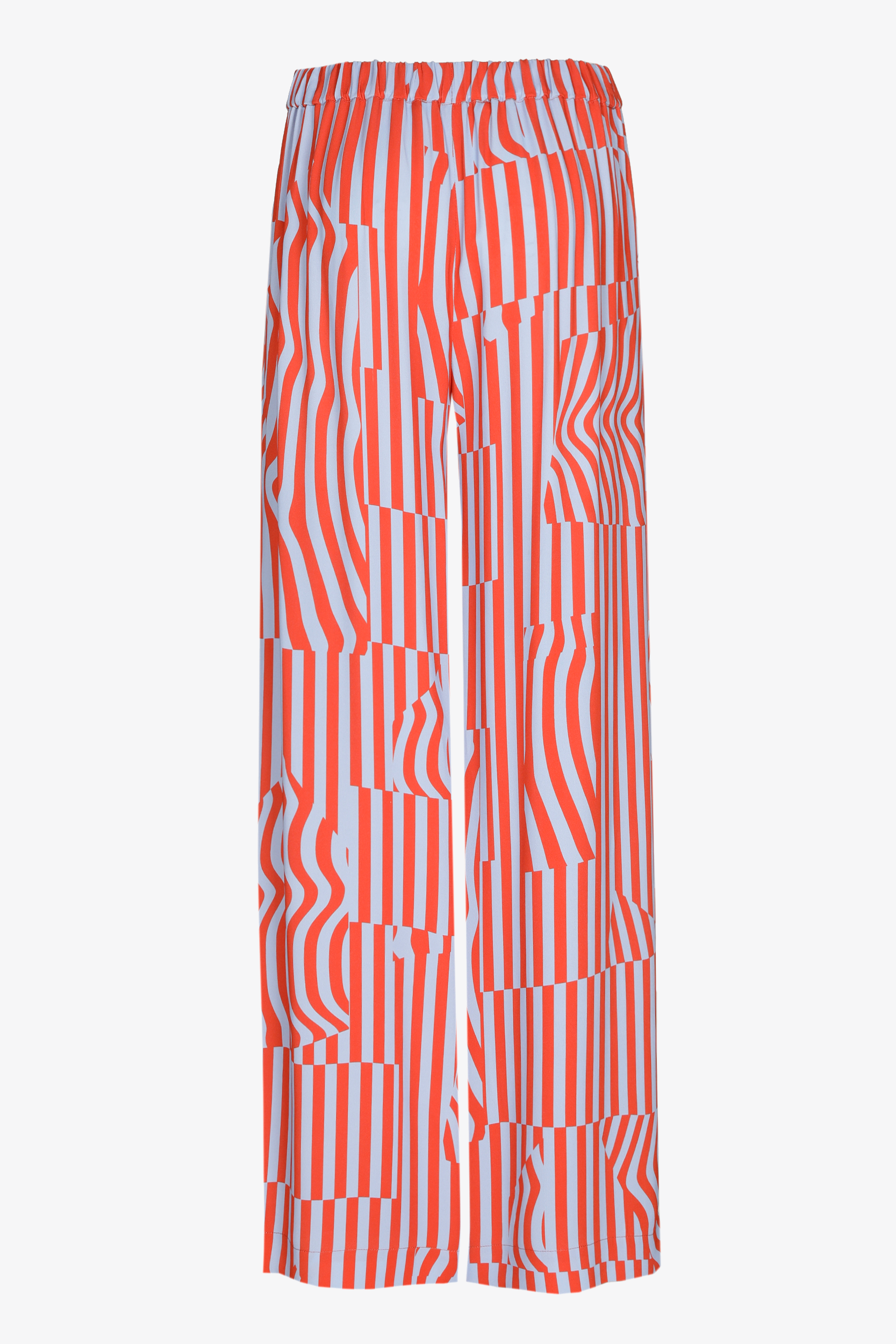 Pantalon large à motif