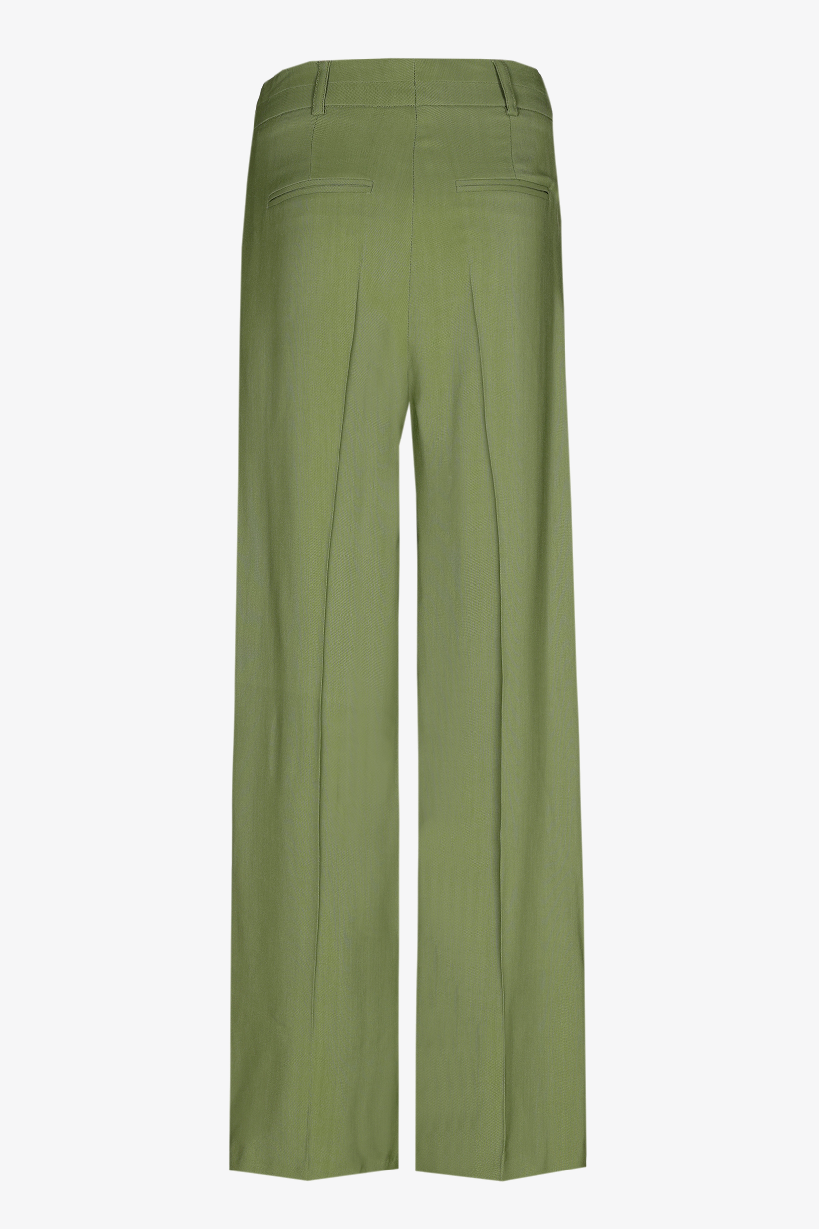 Trousers with high waistband