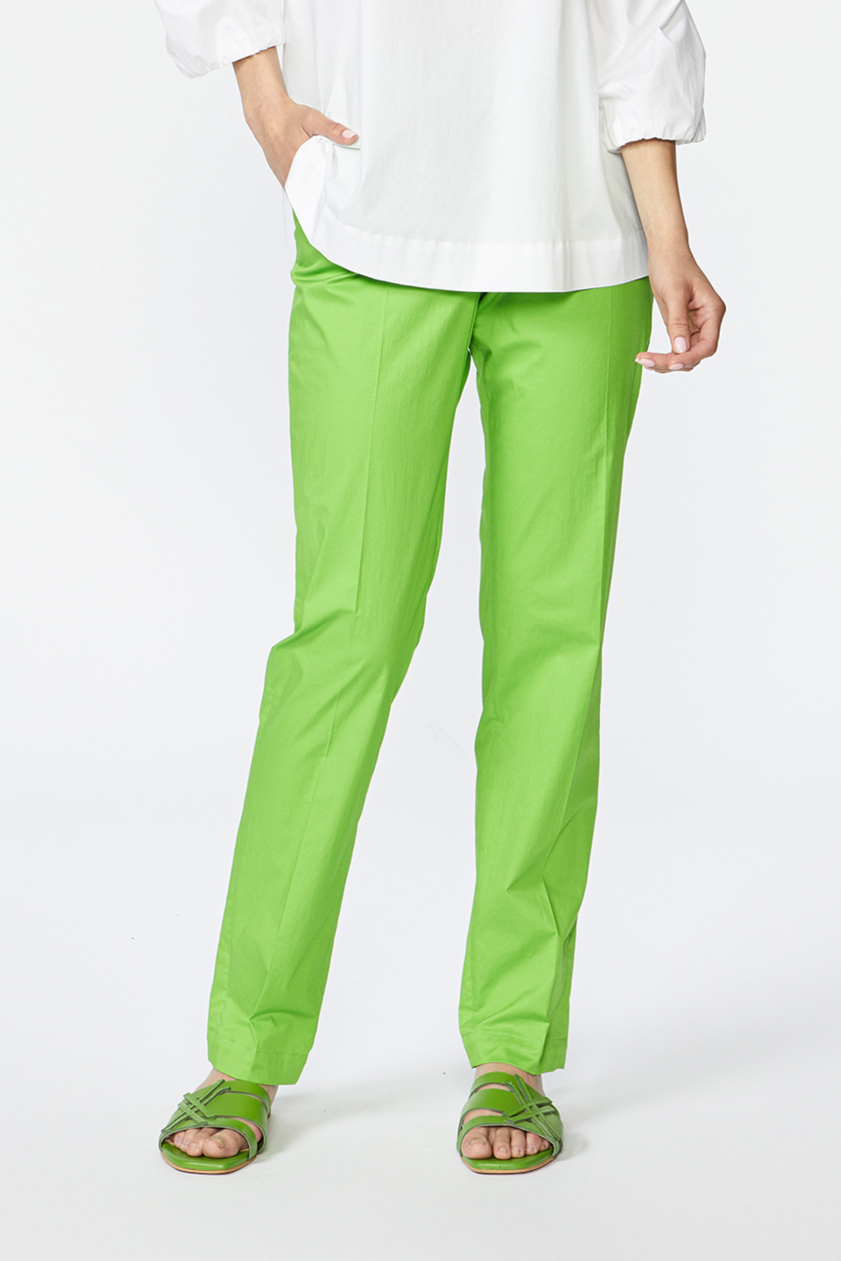 Pantalon chino brillant