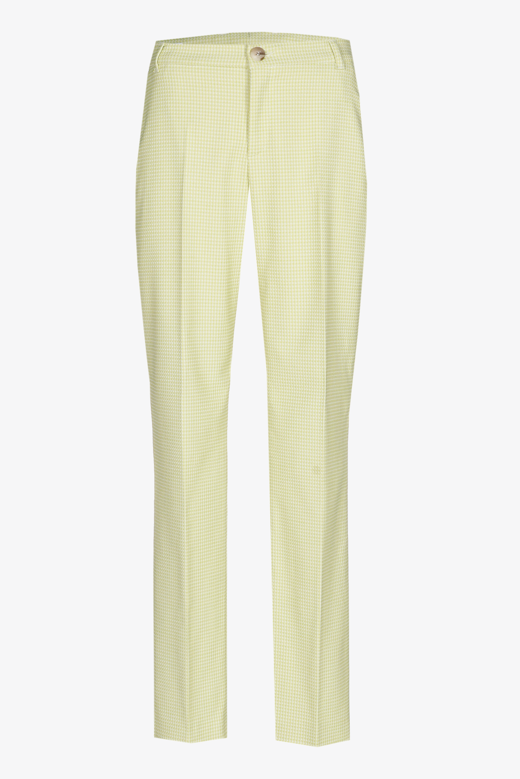Trousers with gingham checks