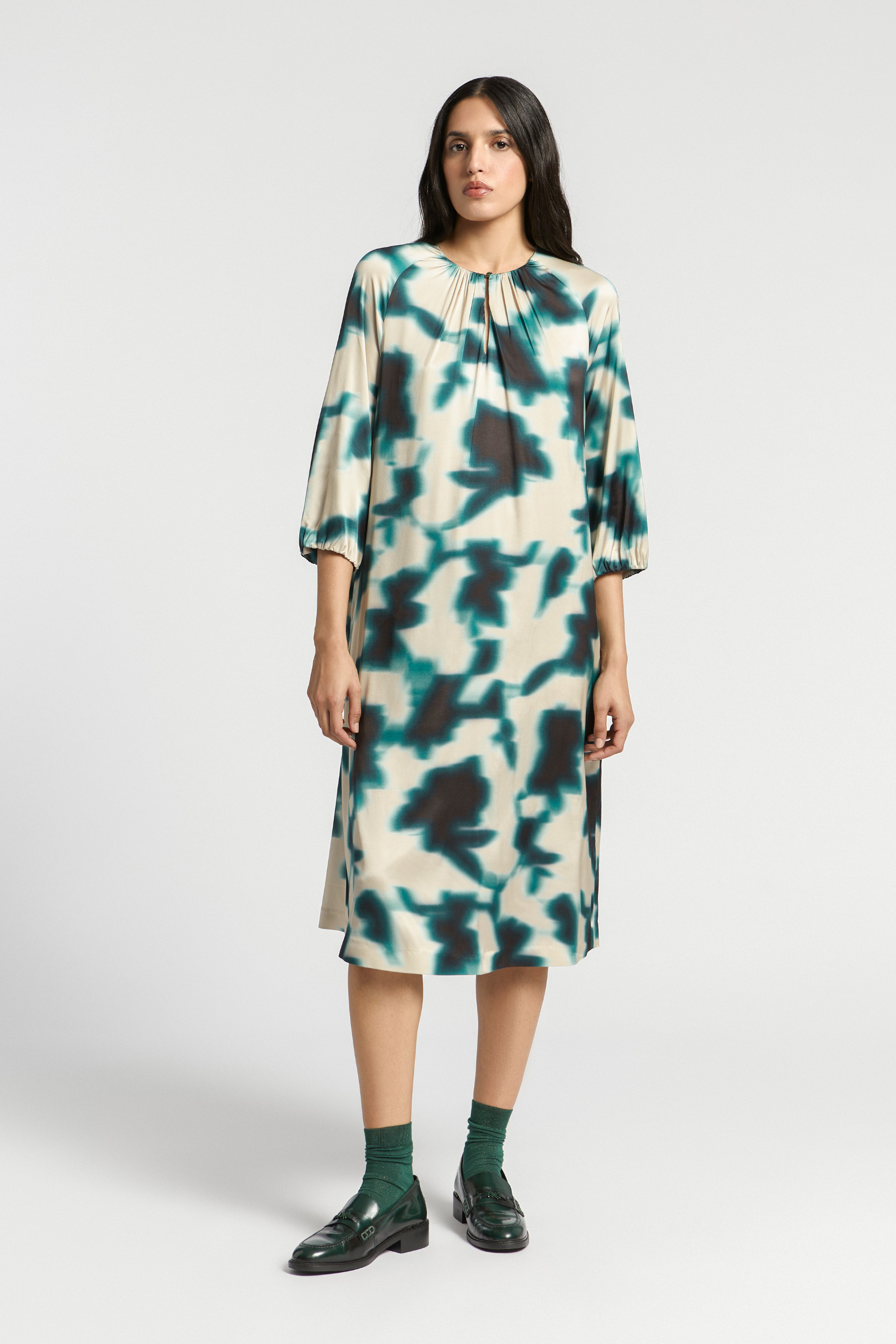 Flowing midi dress