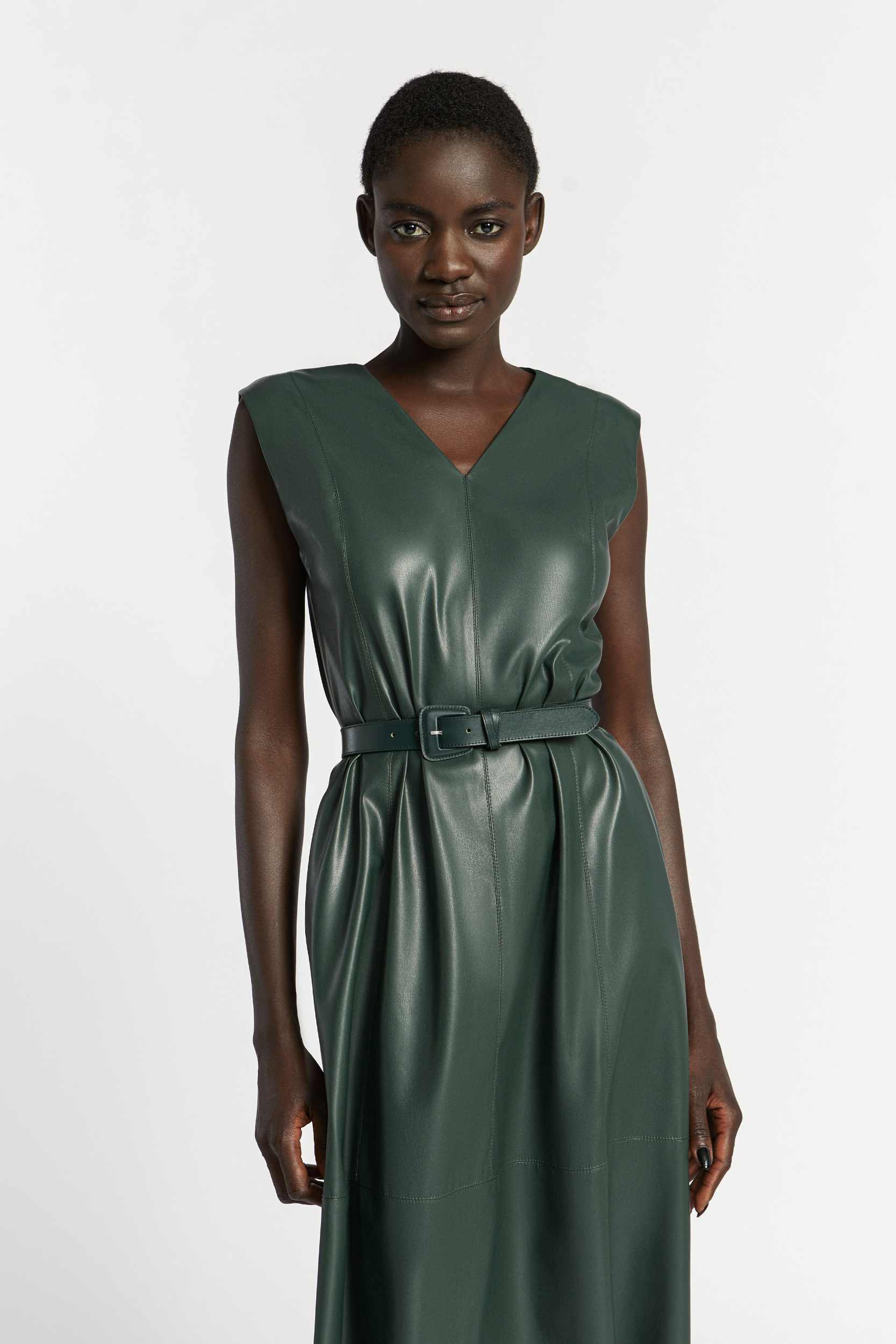 Robe faux cuir outlet