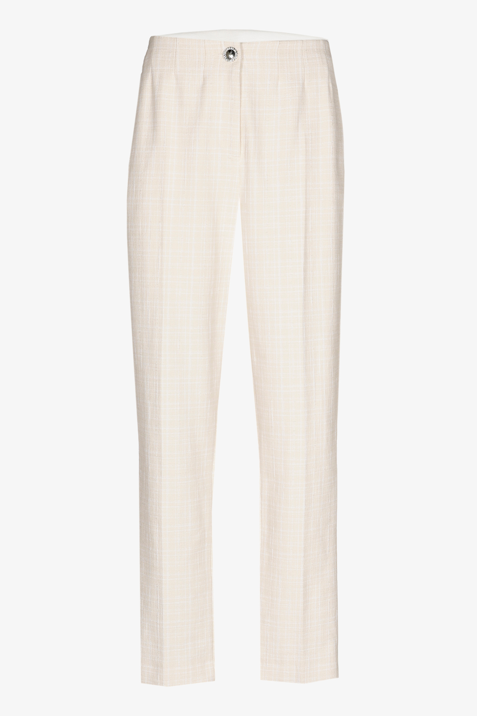 Pantalon à carreaux à jambes étroites