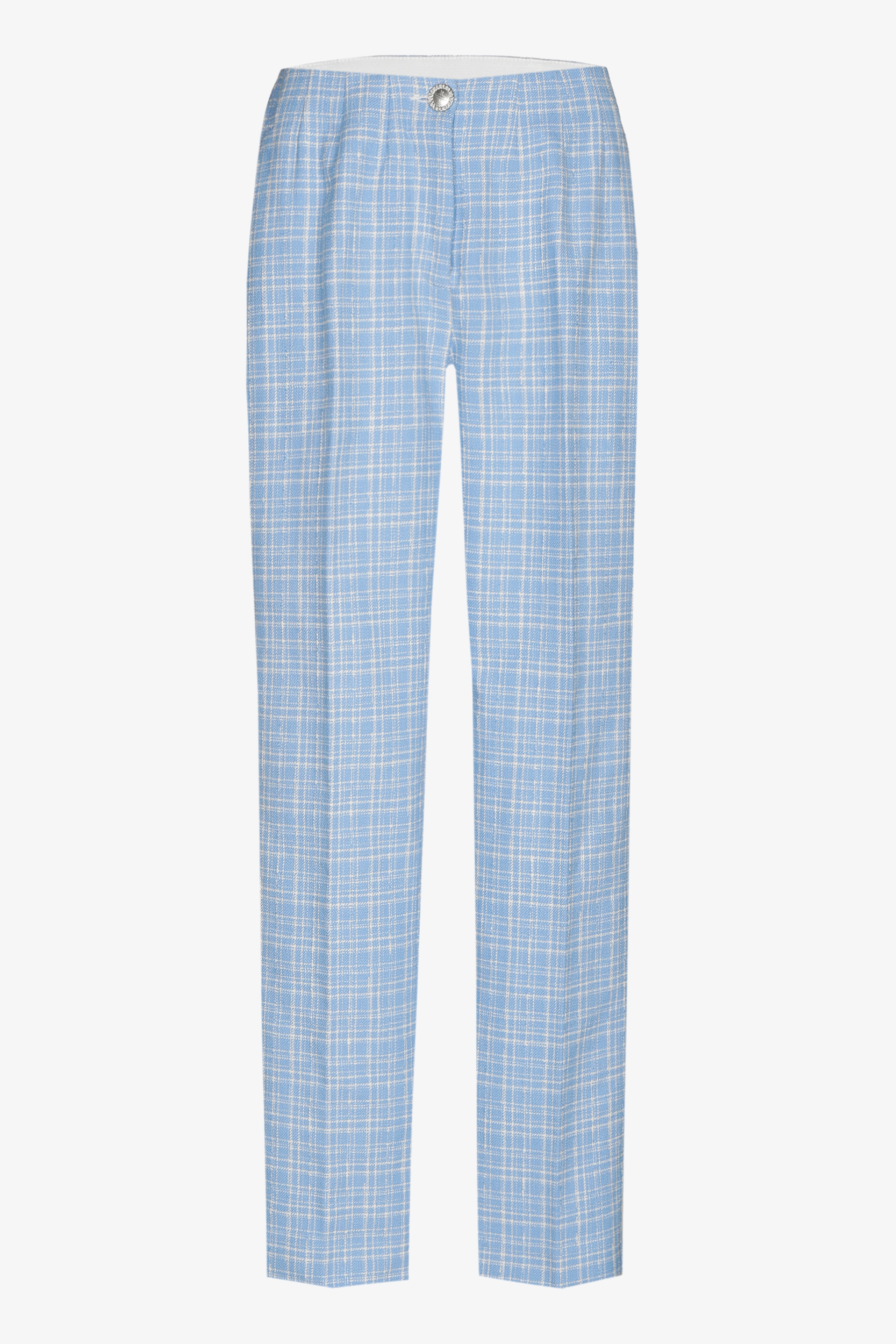 Pantalon à carreaux à jambes étroites