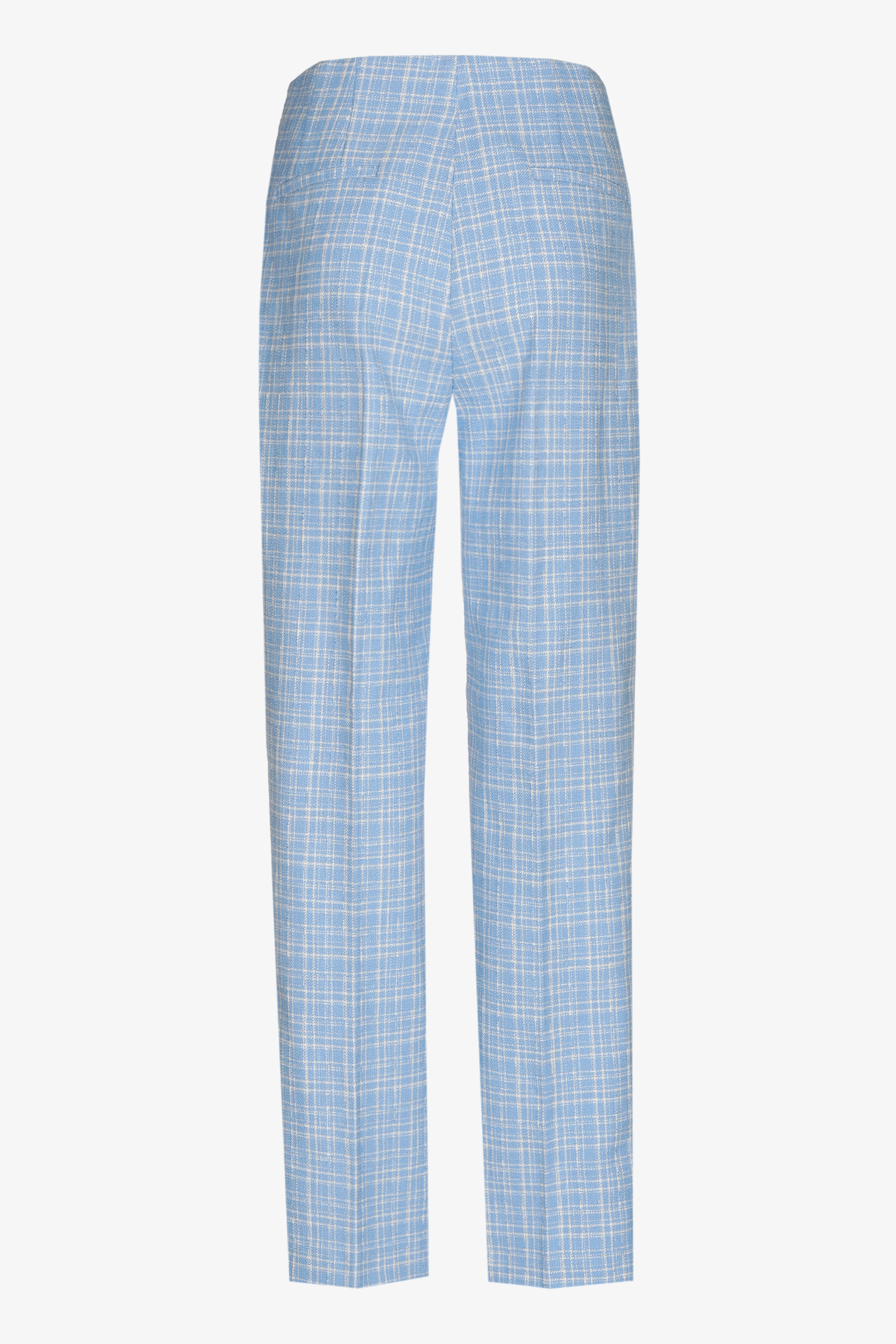 Pantalon à carreaux à jambes étroites