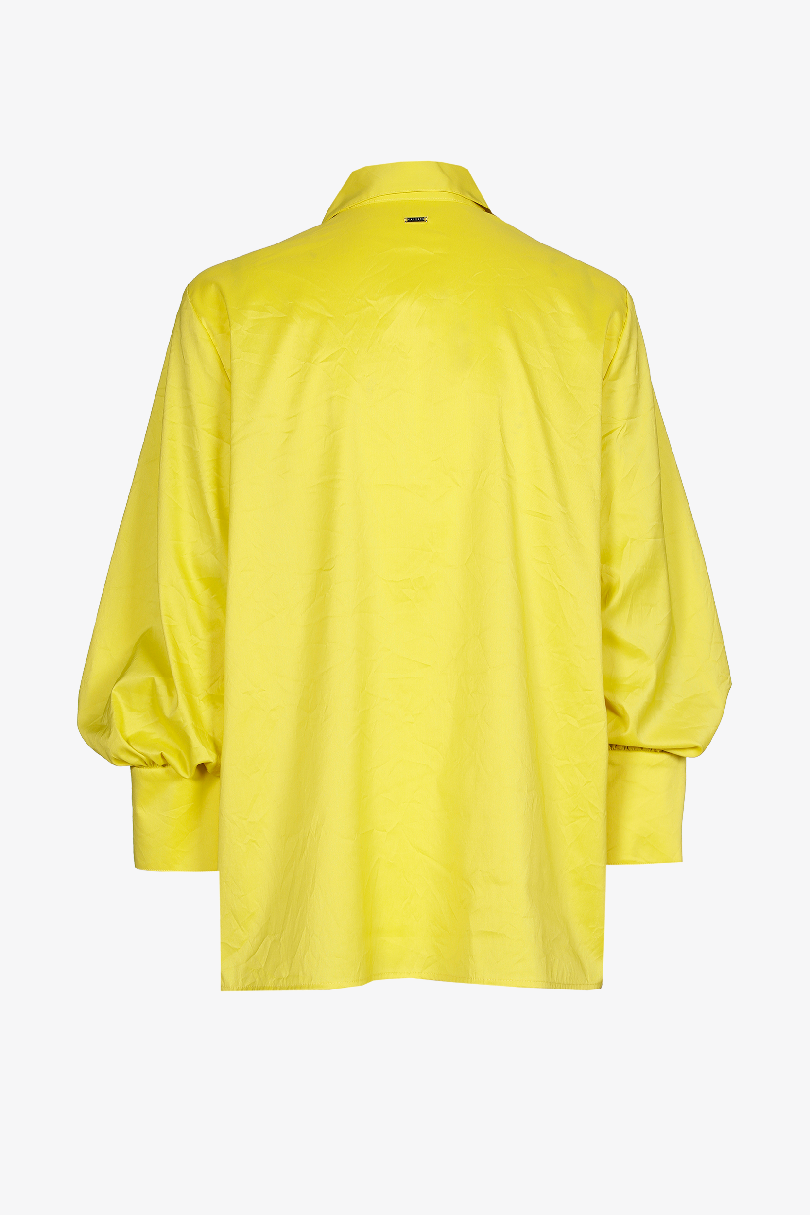 Hemdblouse van krinkelstof
