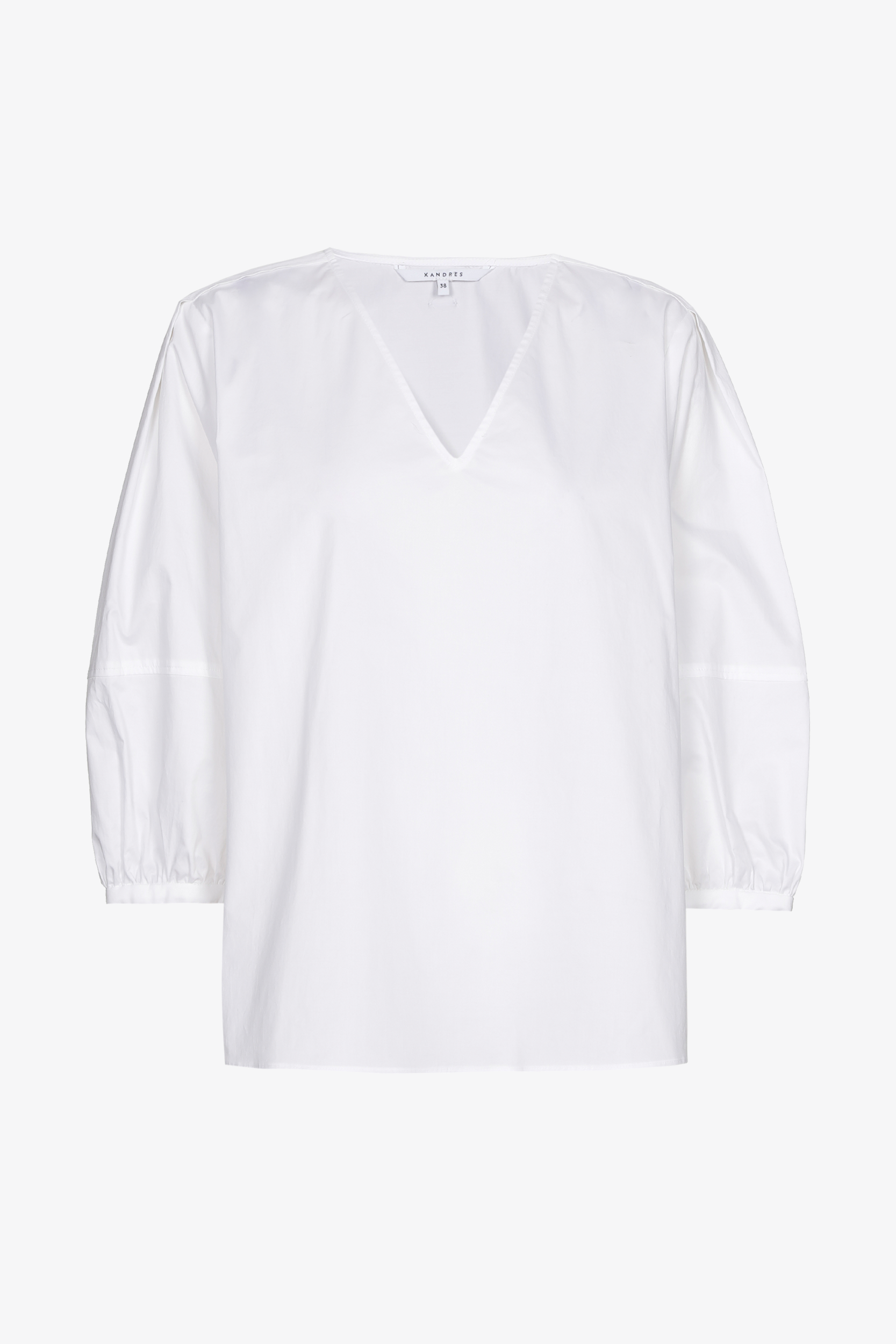 Blouse met pofmouwen