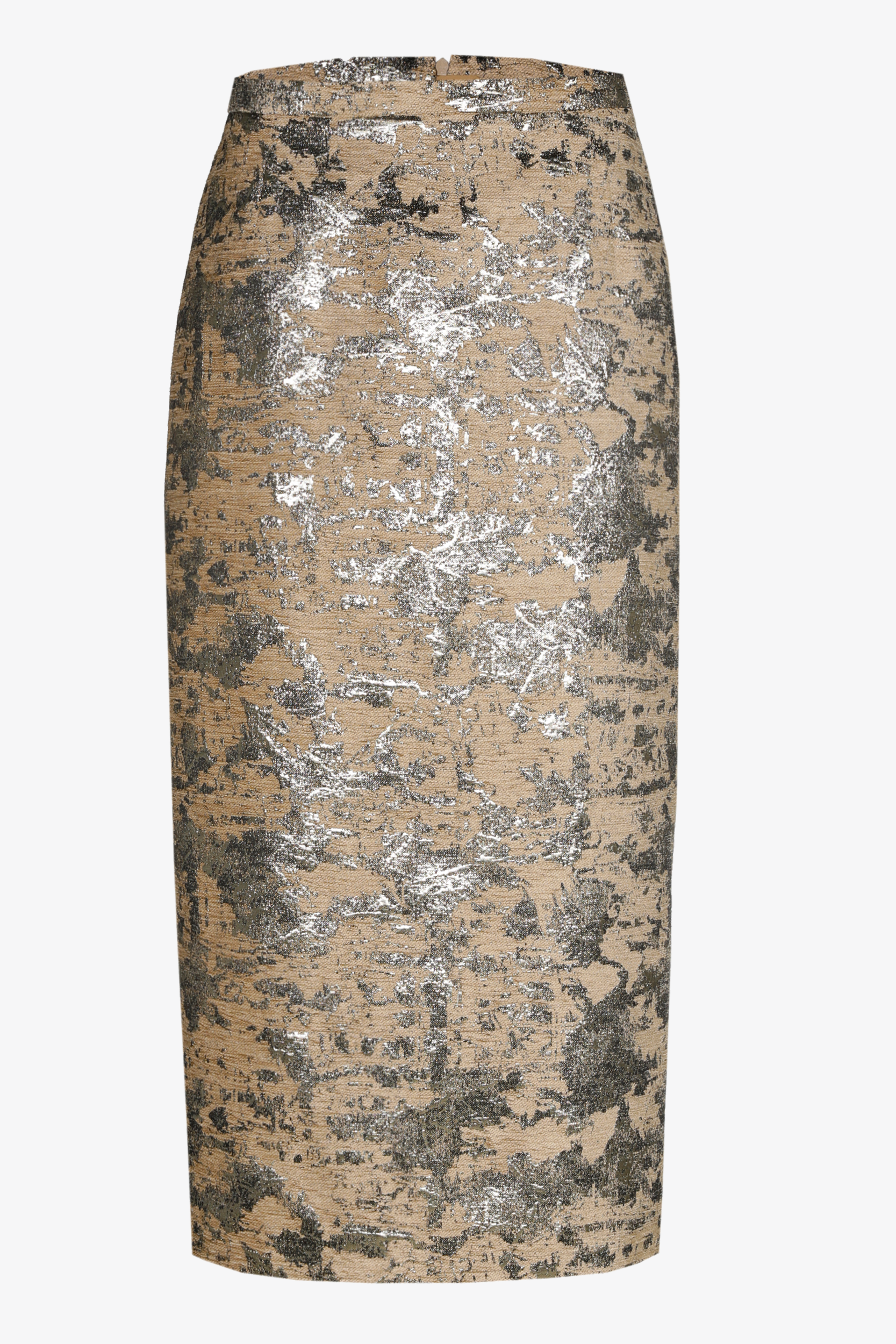 Kokerrok met jacquard motief