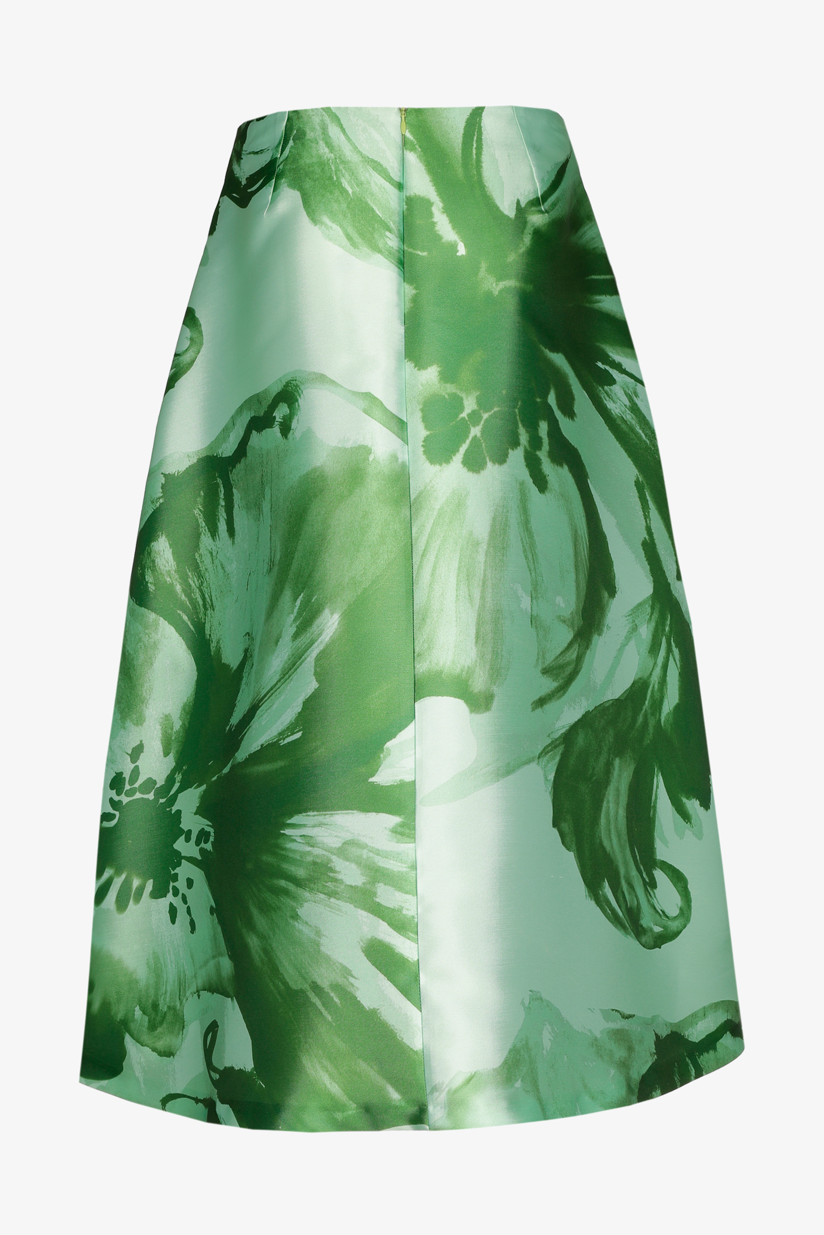 Rok met aquarel bloemenprint