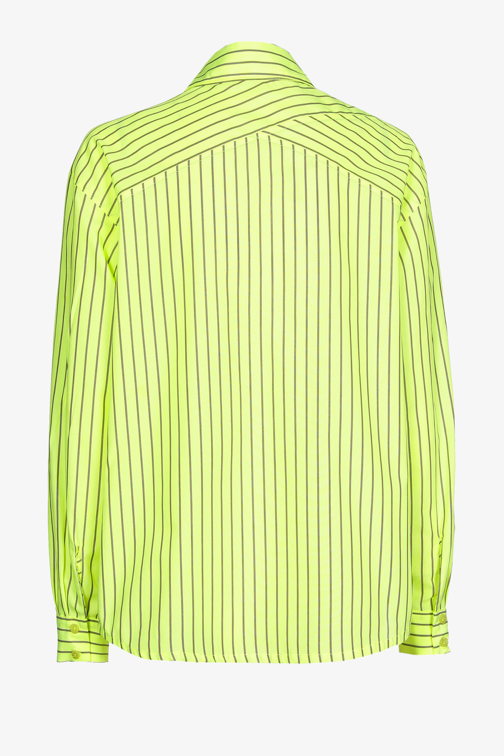 Blouse à rayures fluo