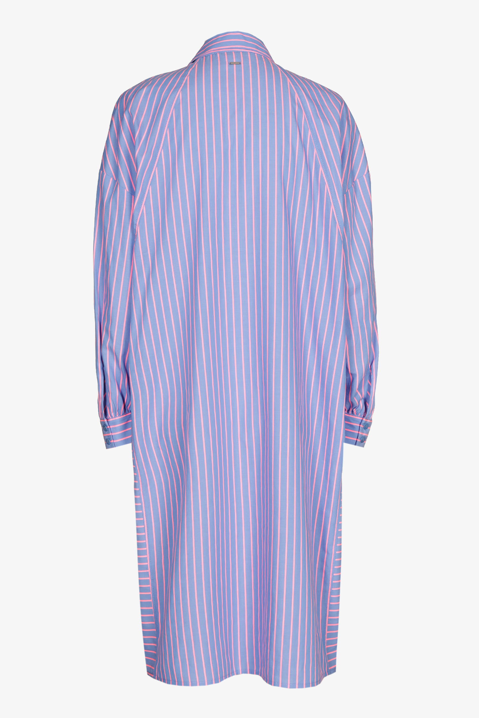 Robe à rayures fluo
