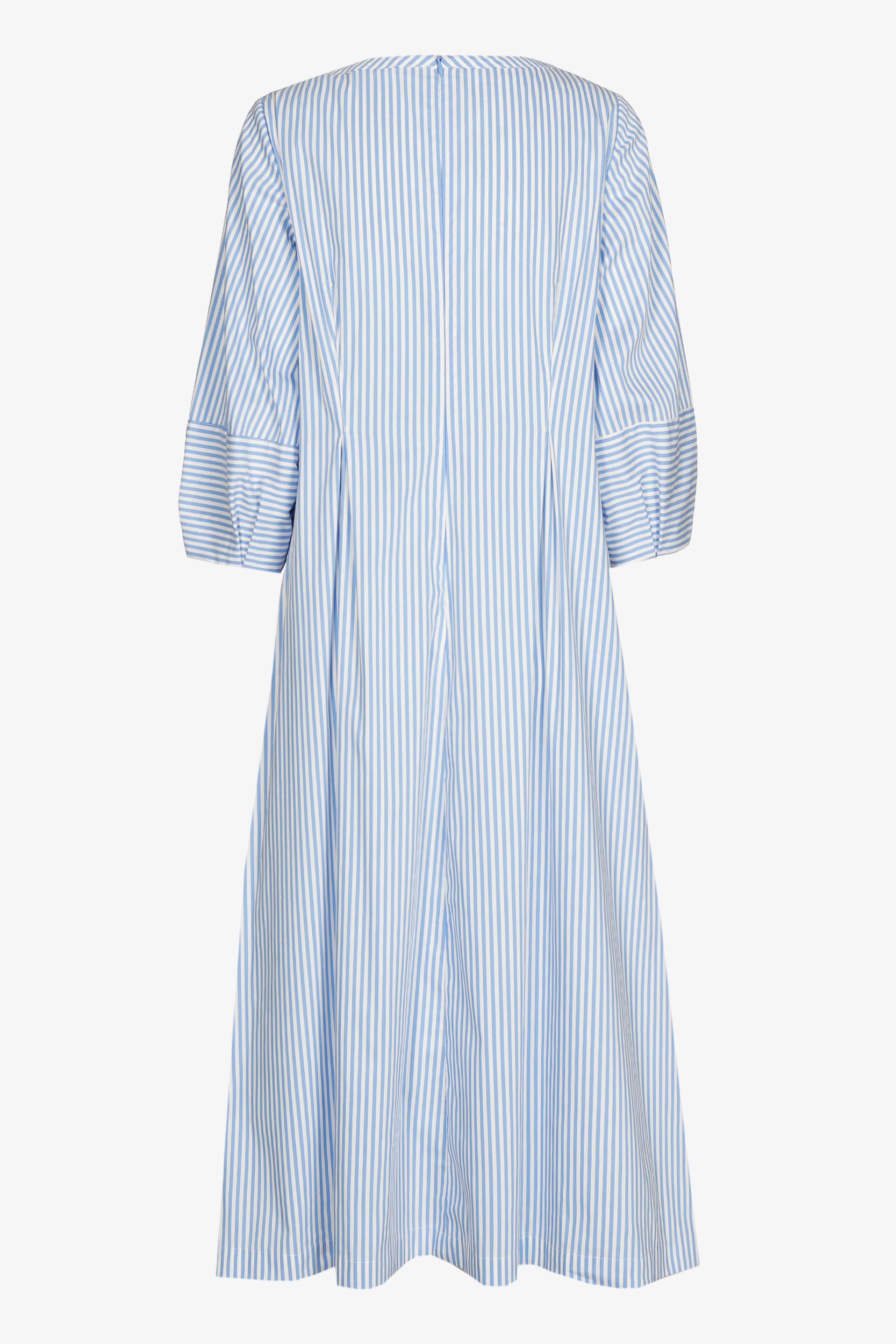Robe en coton avec détails plissés