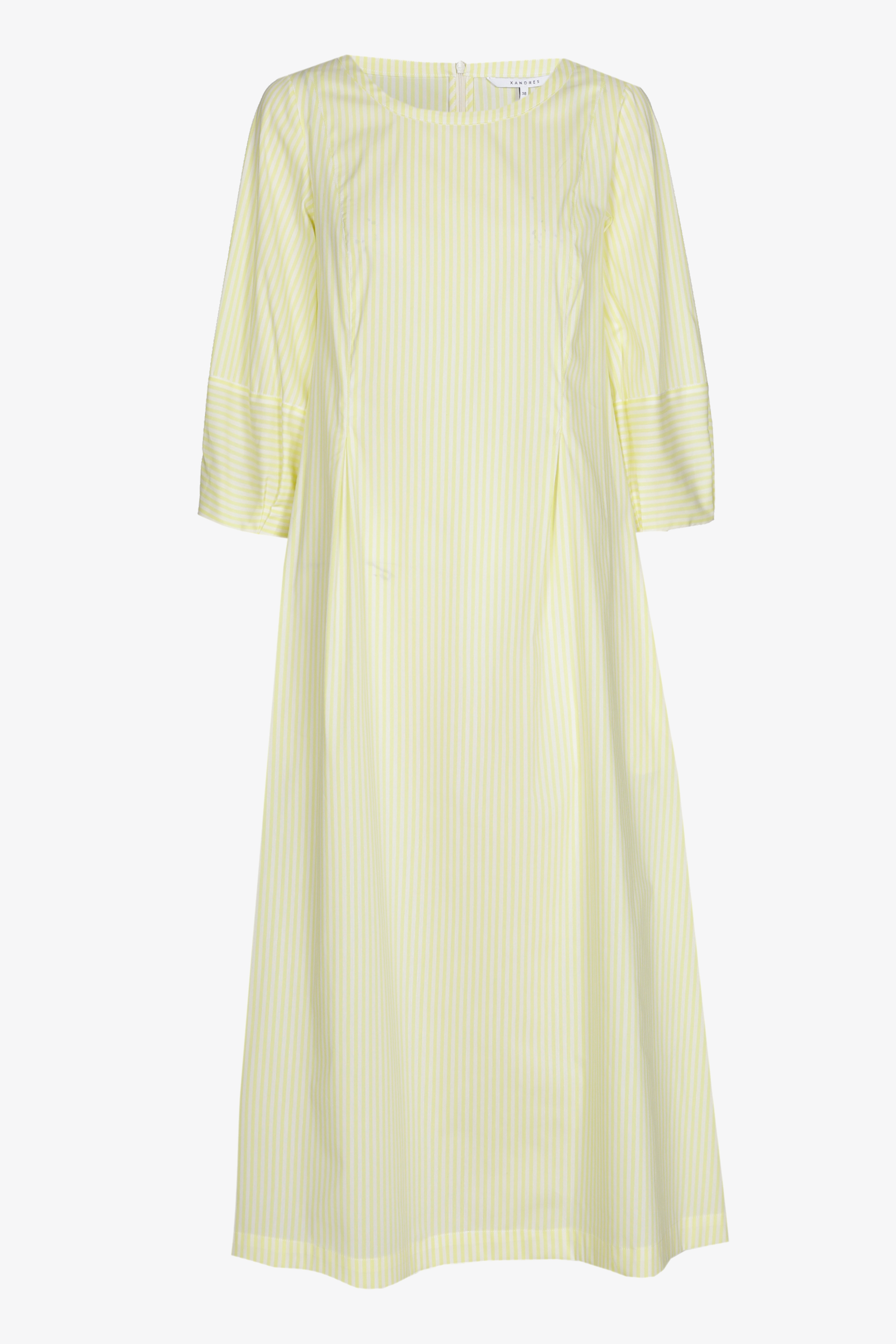 Robe en coton avec détails plissés