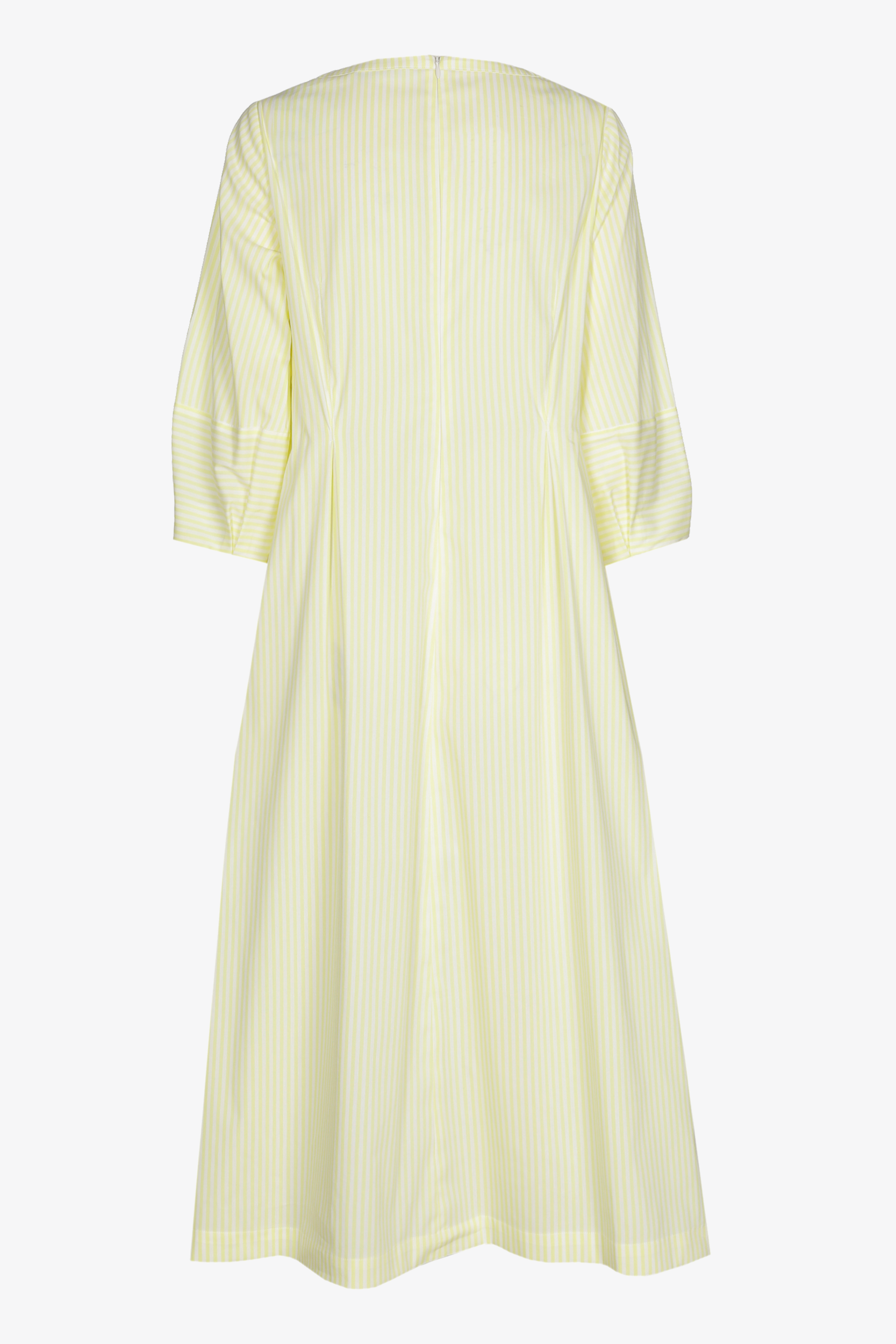 Robe en coton avec détails plissés