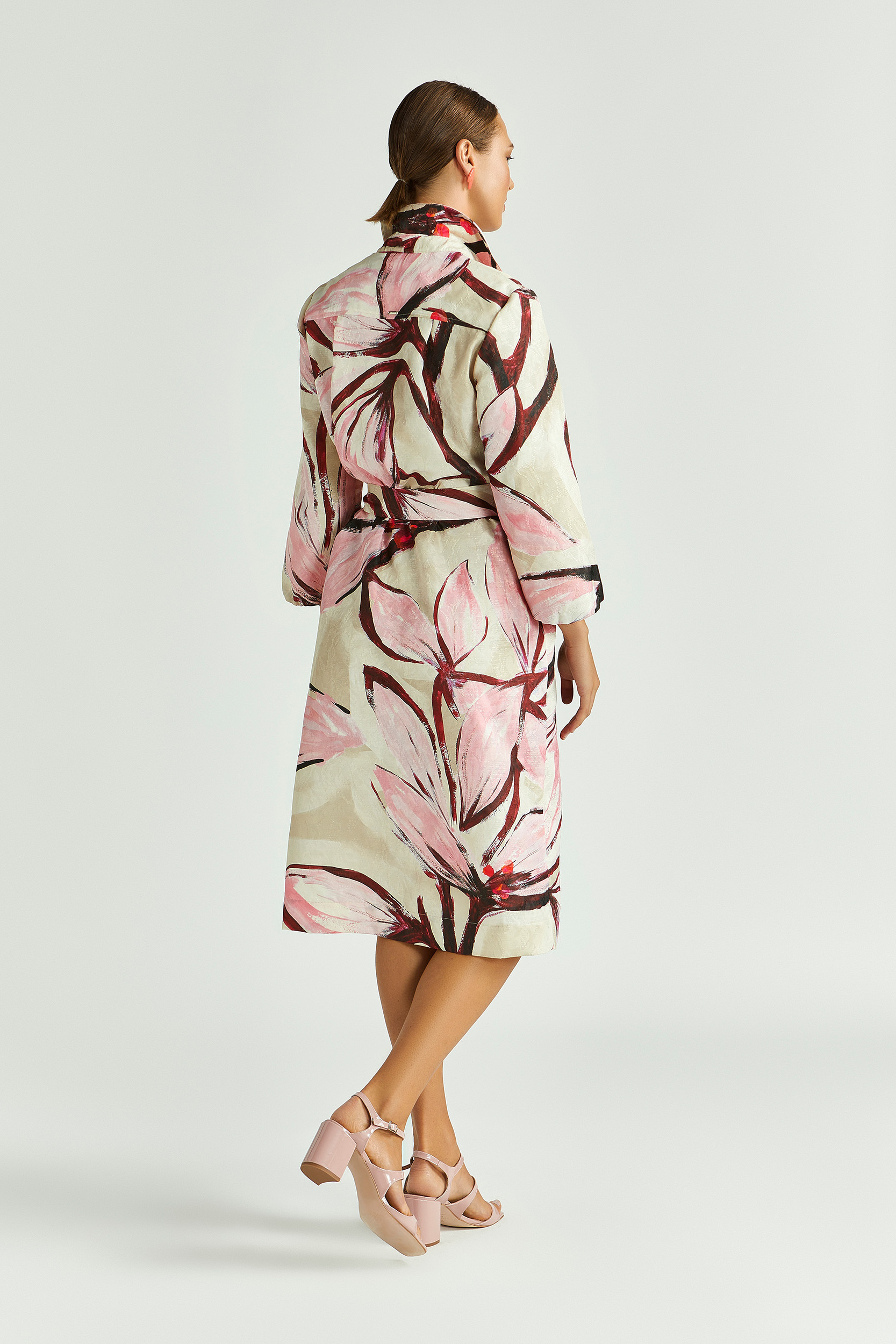 Robe à motif floral