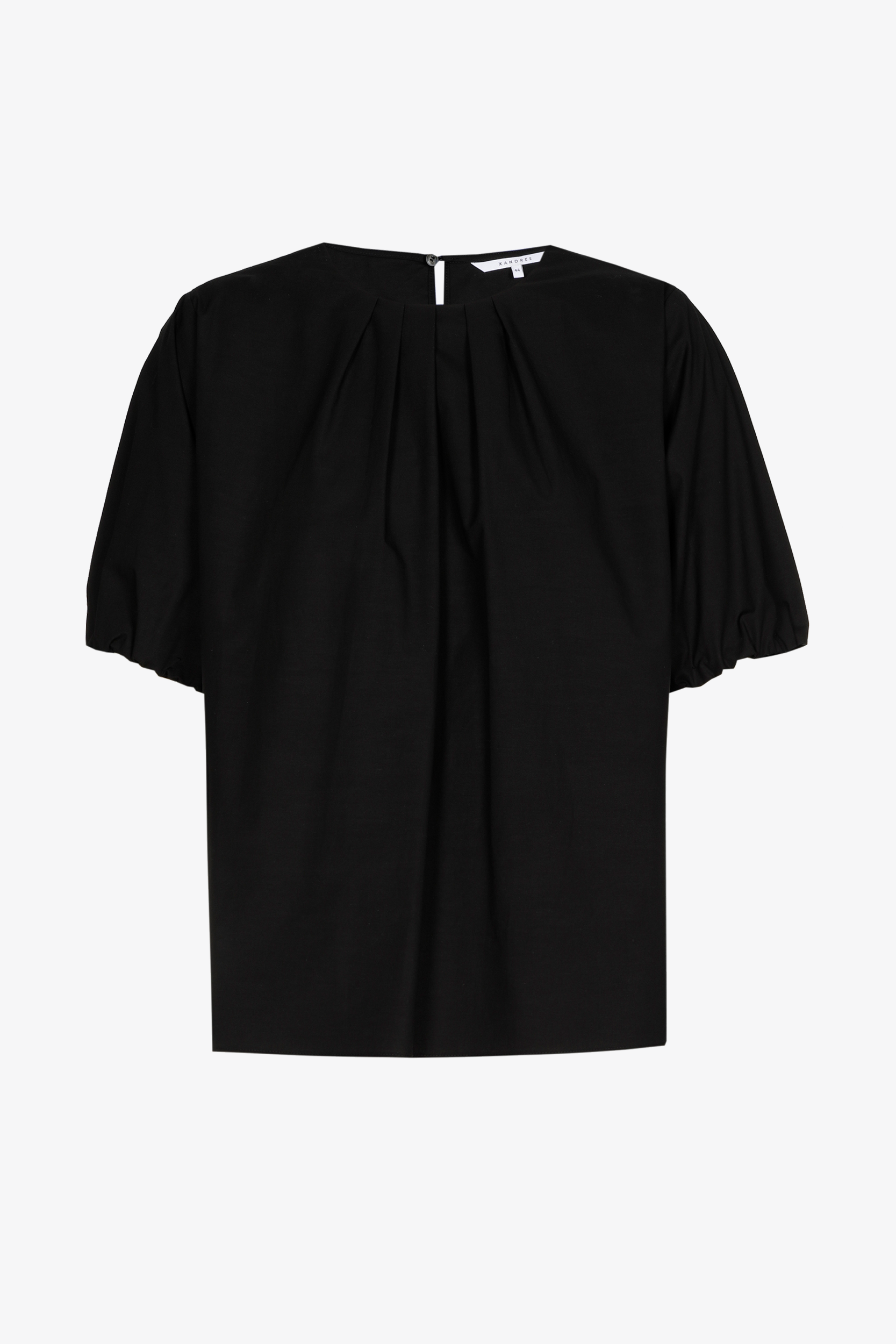 Blouse met asymetrische plooien