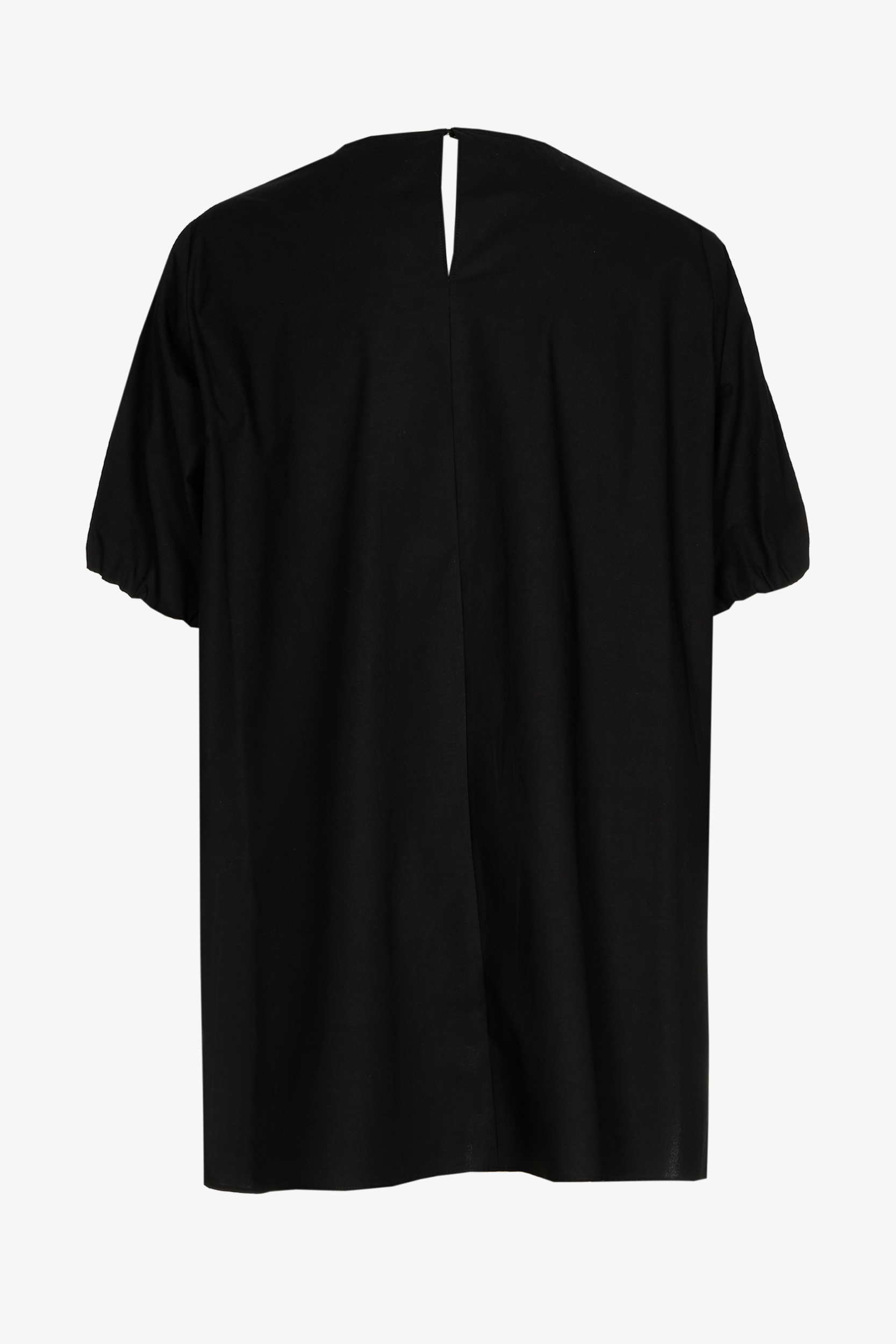 Blouse met asymetrische plooien
