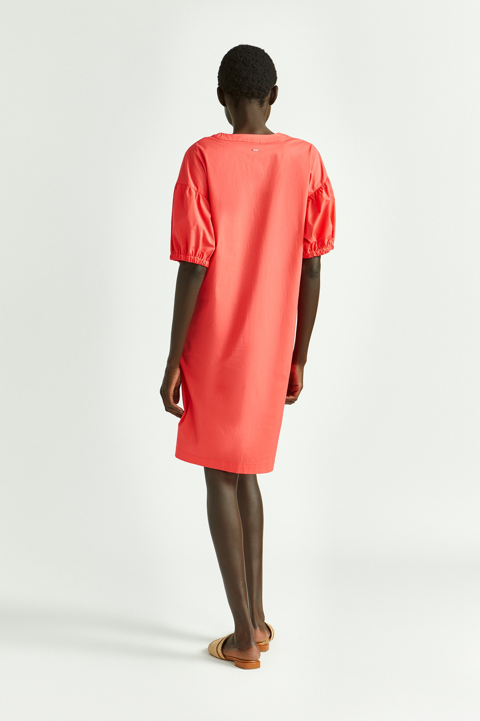 Robe droite en coton biologique