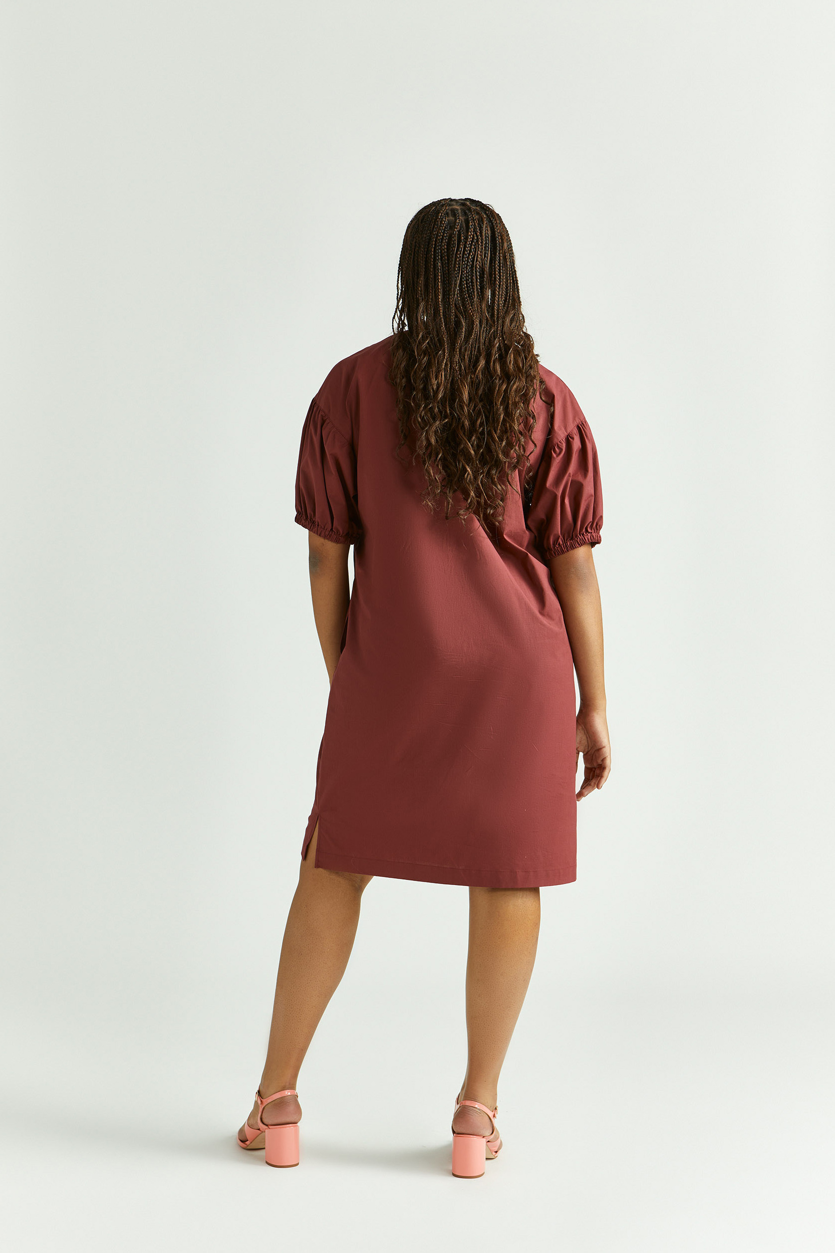 Robe droite en coton biologique