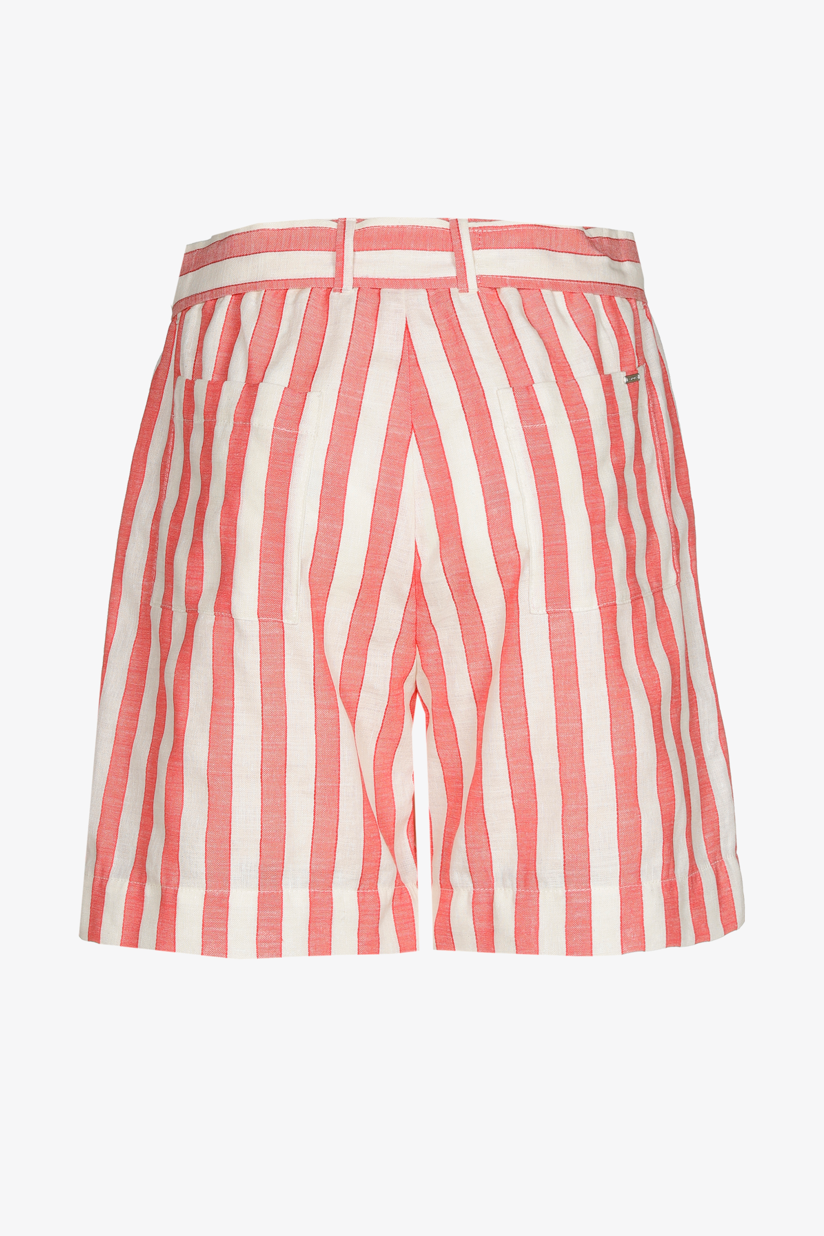 Gestreepte short met binder