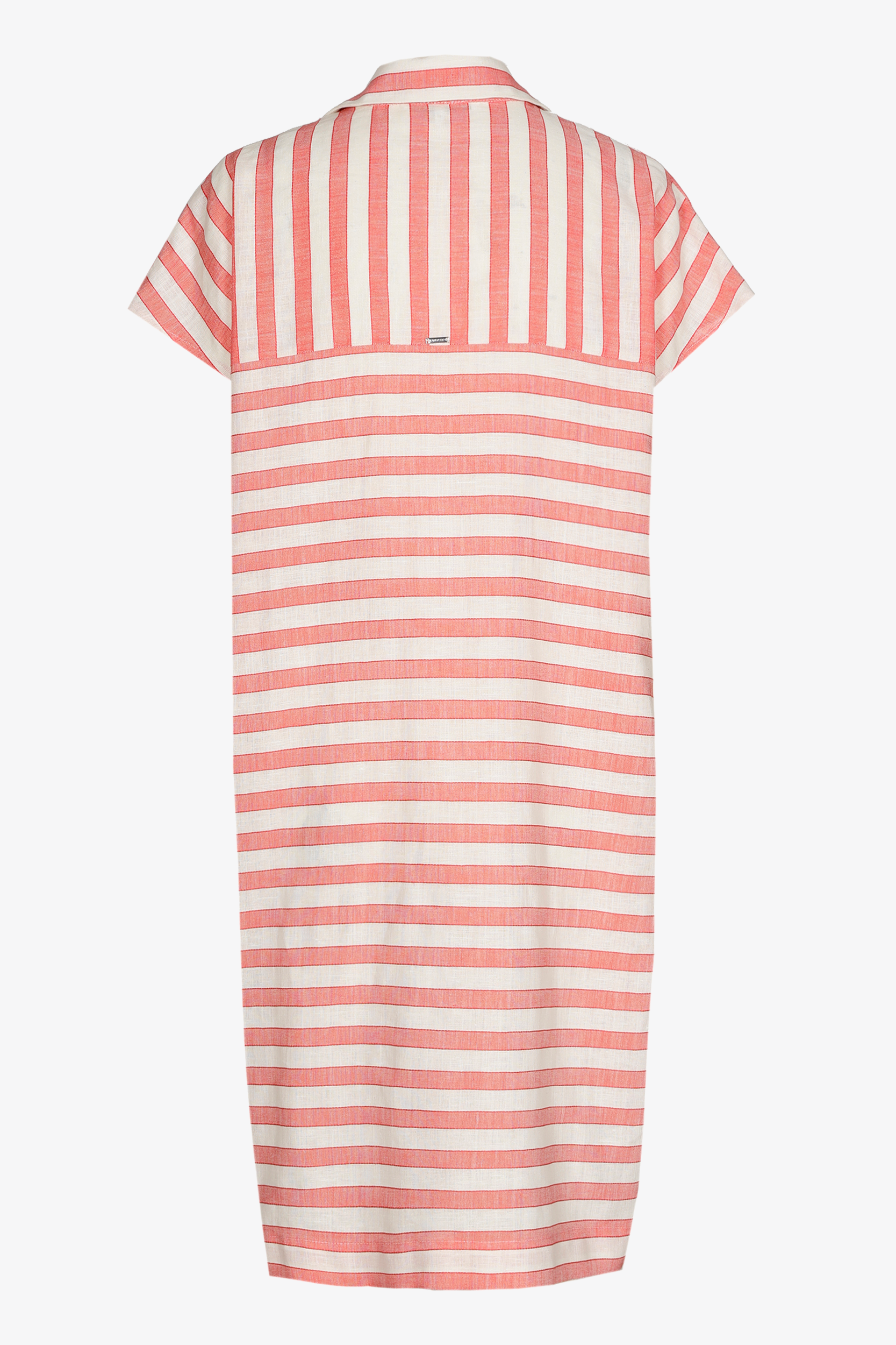 Robe courte rayée
