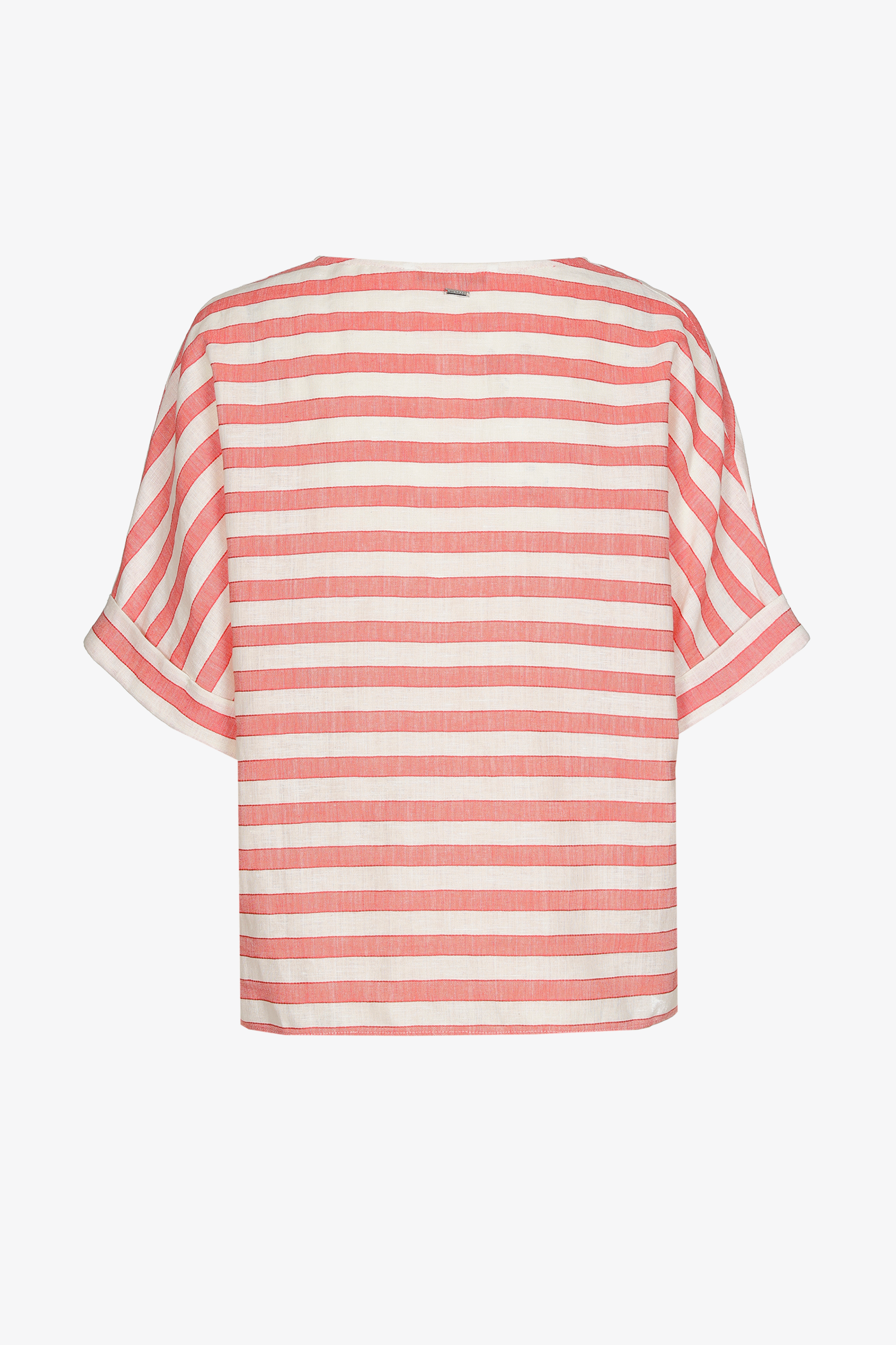 Blouse rayée à encolure en V