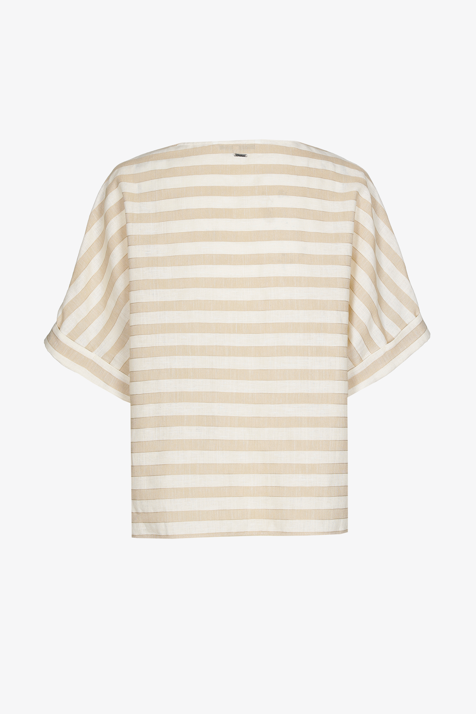 Blouse rayée à encolure en V
