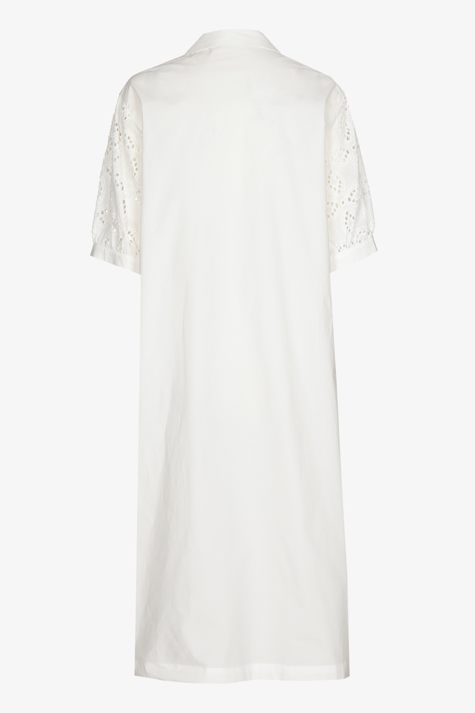 Dress with broderie anglaise