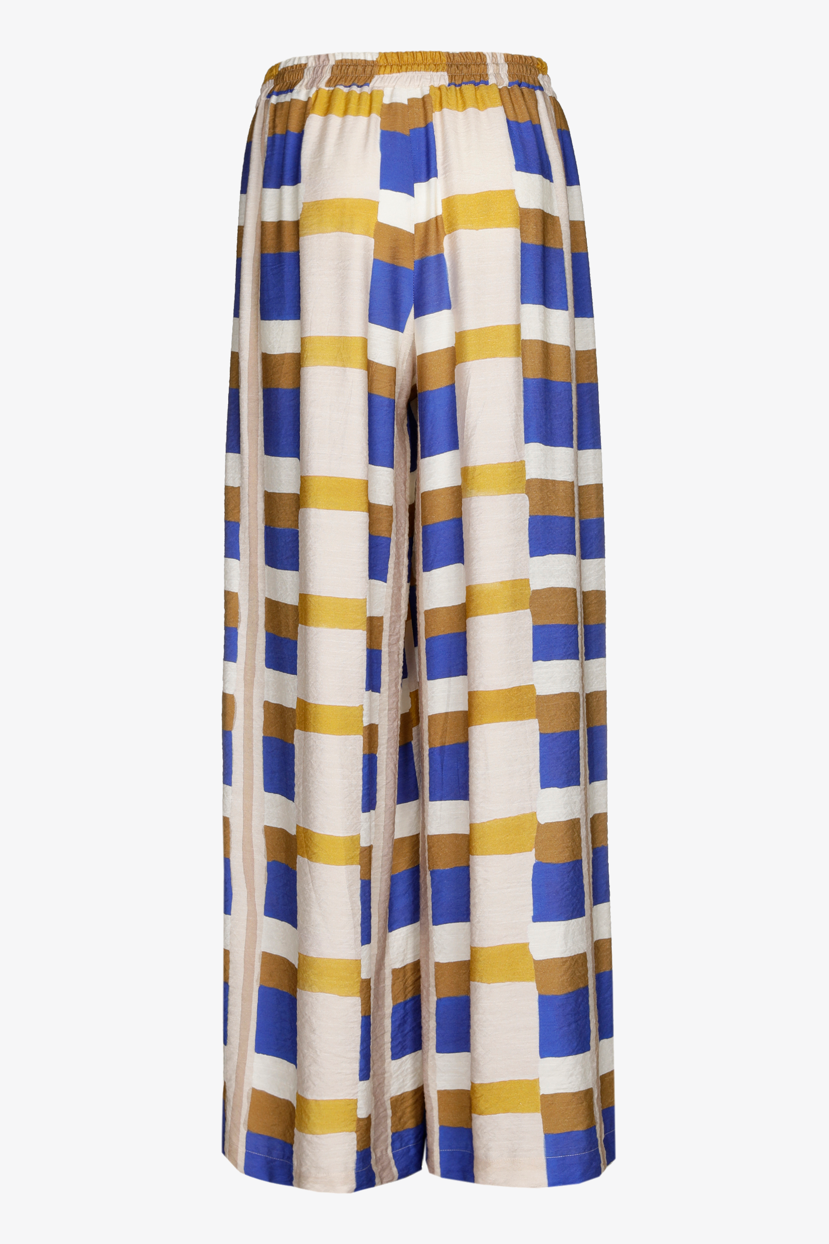 Trousers with watercolour print