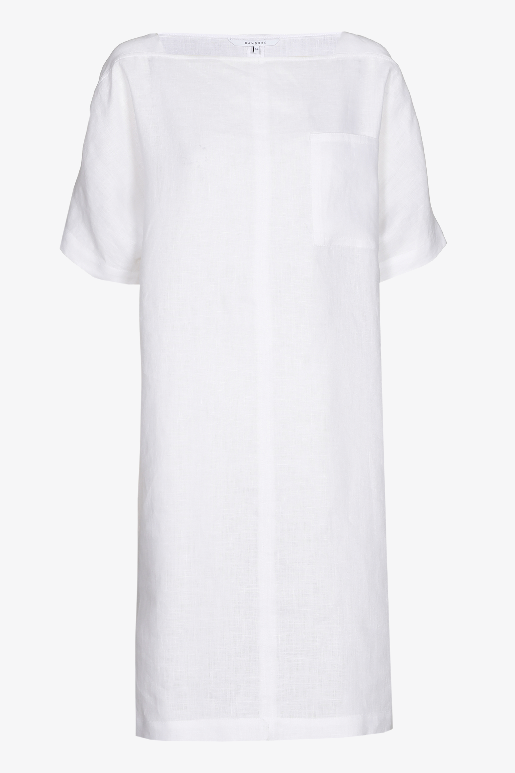 Robe en lin avec poche de poitrine