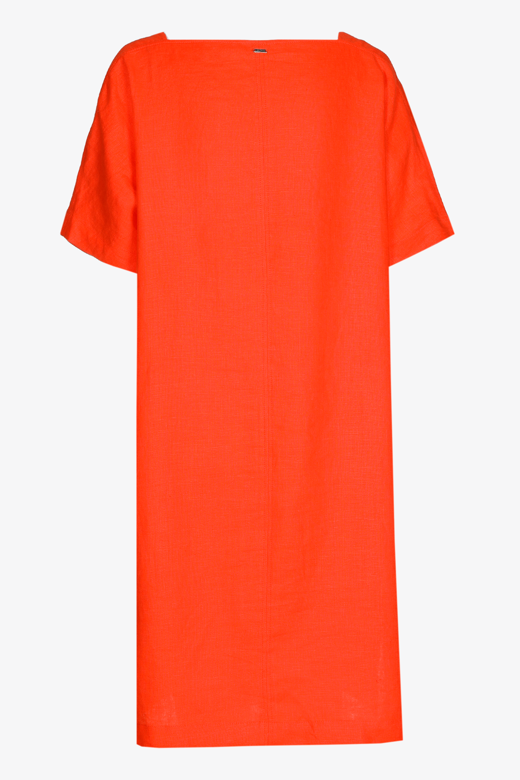 Linen dress with chest pocket