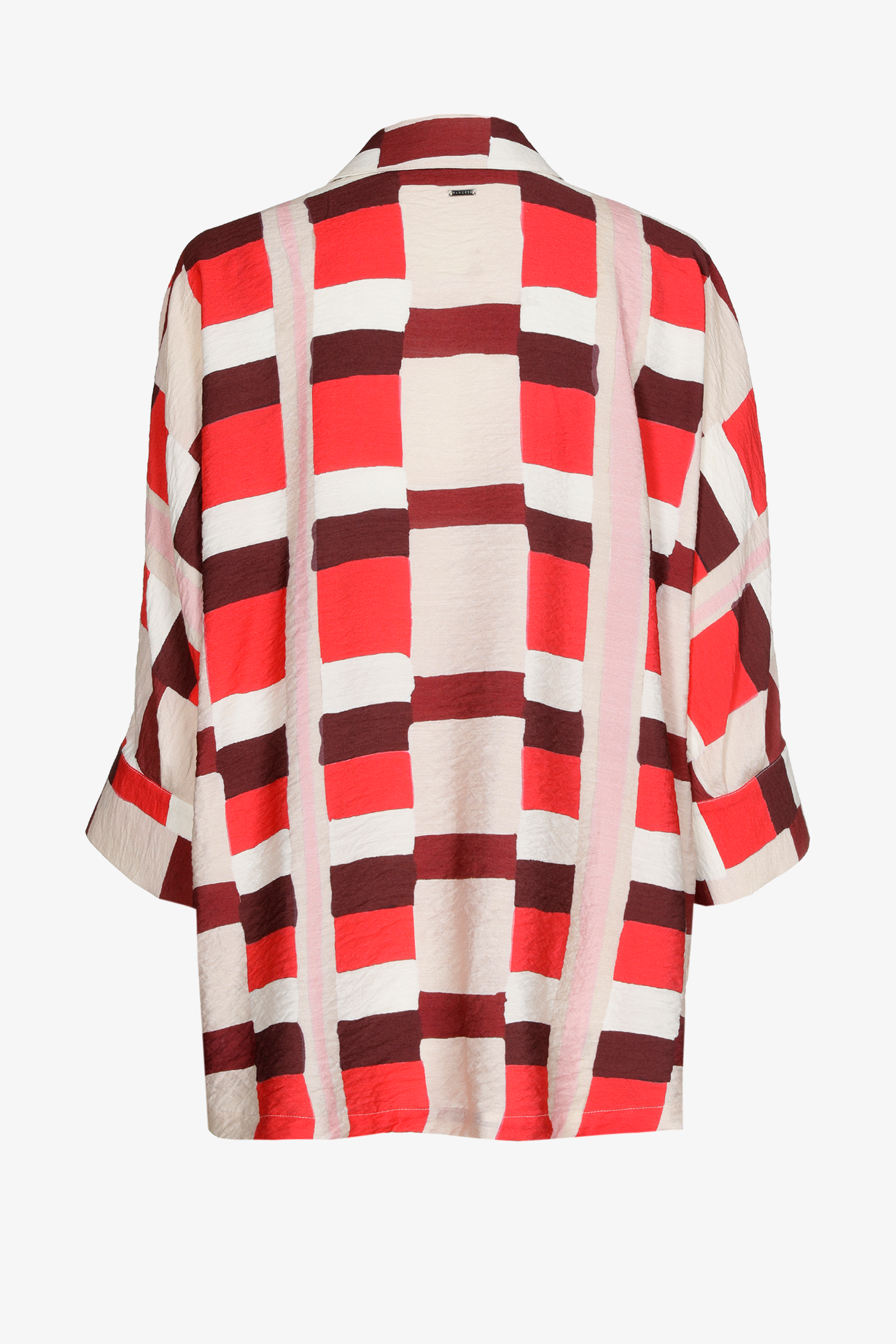 Blouse met aquarelprint