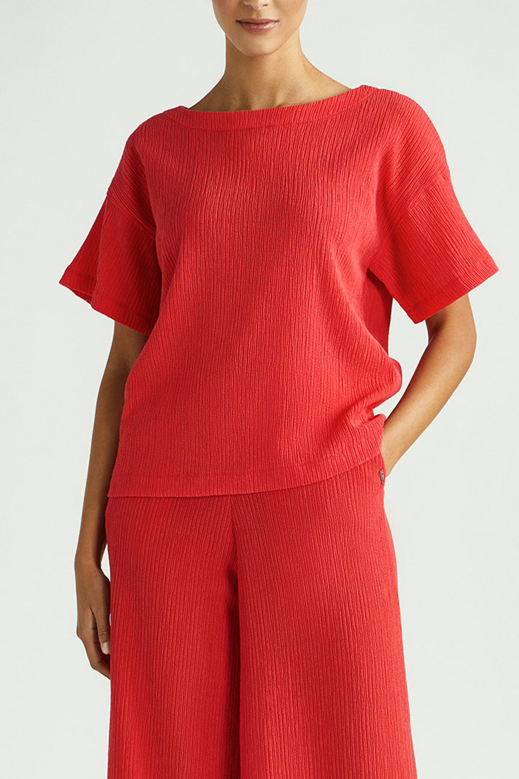 Blouse in fripéstof