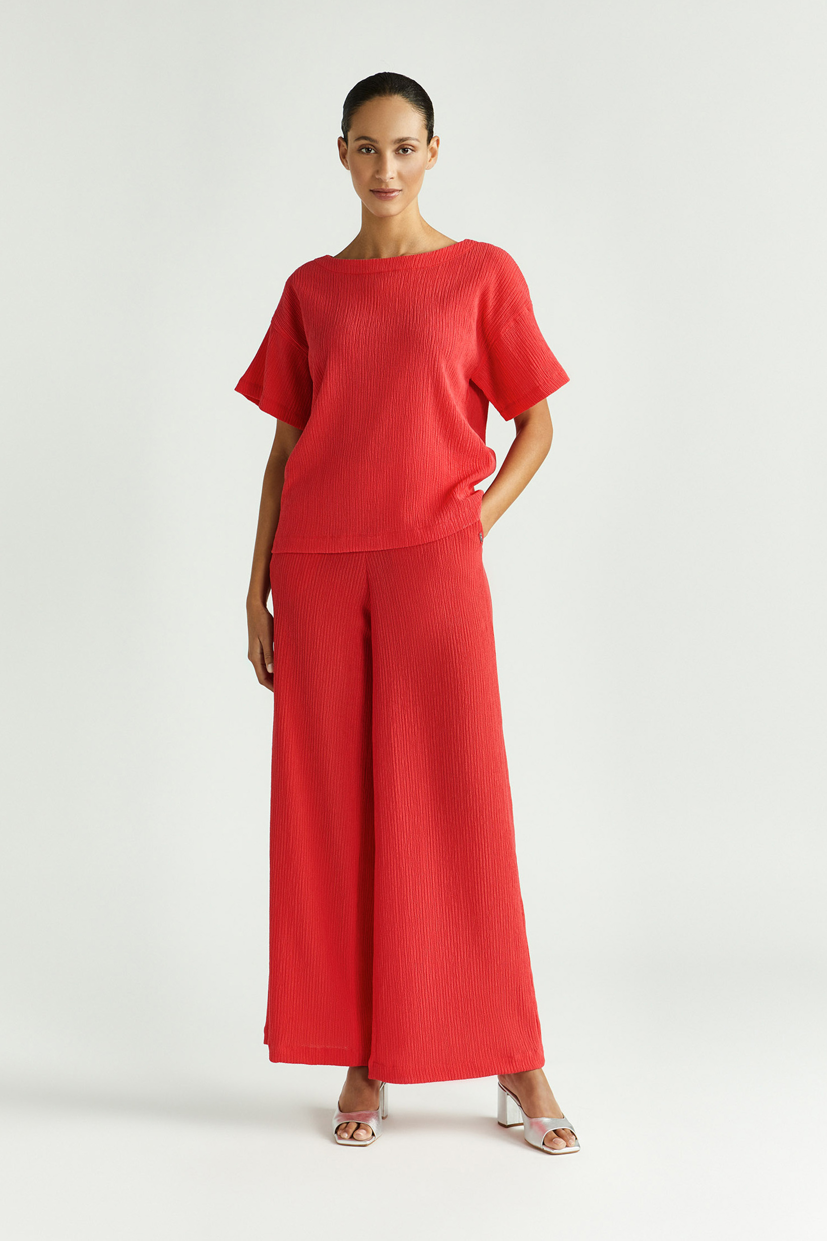 Blouse in fripéstof