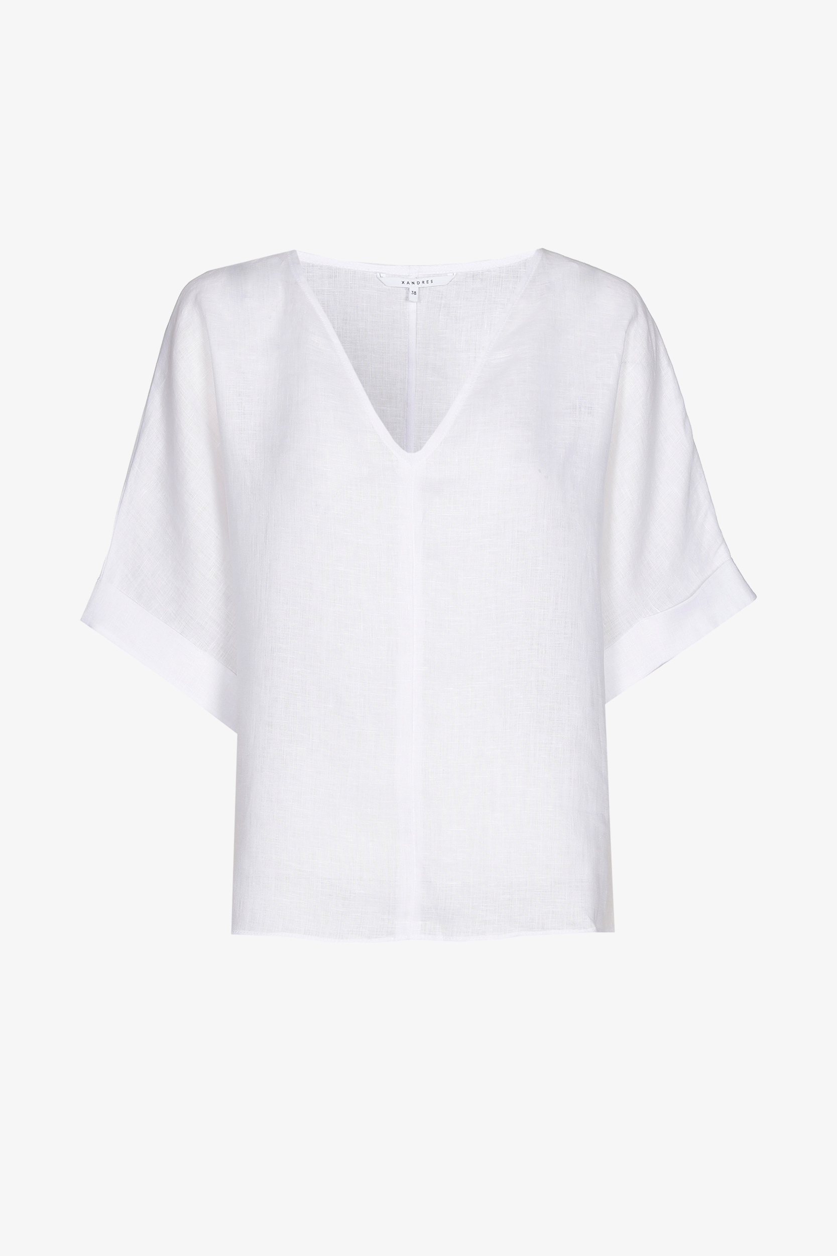 Blouse in a summery linen